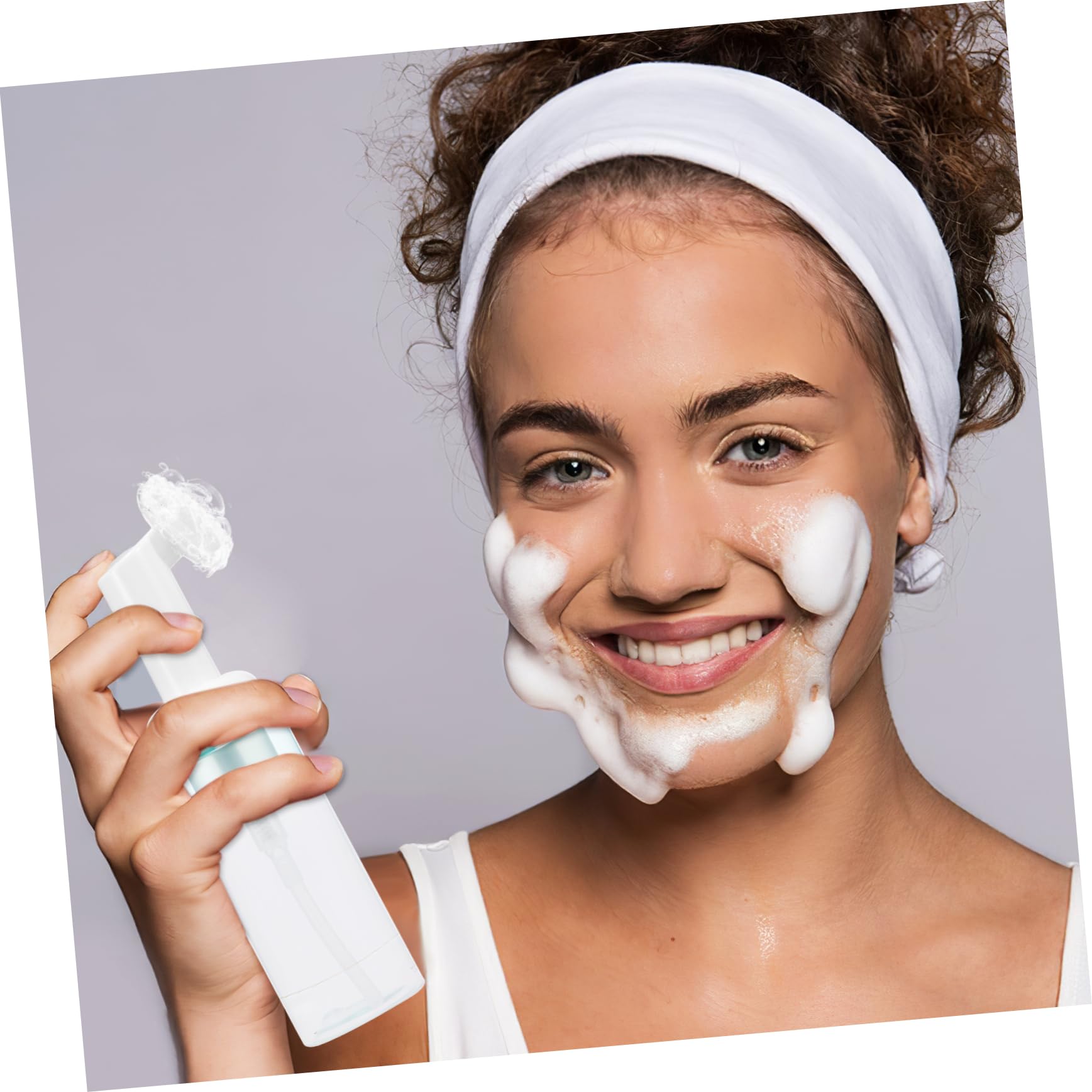Beaupretty 5 Series Envase Cosmético Botella Vacía Botella De Espuma 60ml 2 Piezas Negro Transparente + 2 Piezas Verde Transparente Botellas Vacias Para Liquido Baño El Plastico 4 Piezas X 5