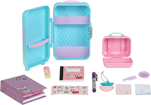 Miniatura 11 de REAL LITTLES My Rainbow Collection, caja de rodillo, organizador de escritorio para nevera y casillero en un solo paquete. Más 57 mini sorpresas de