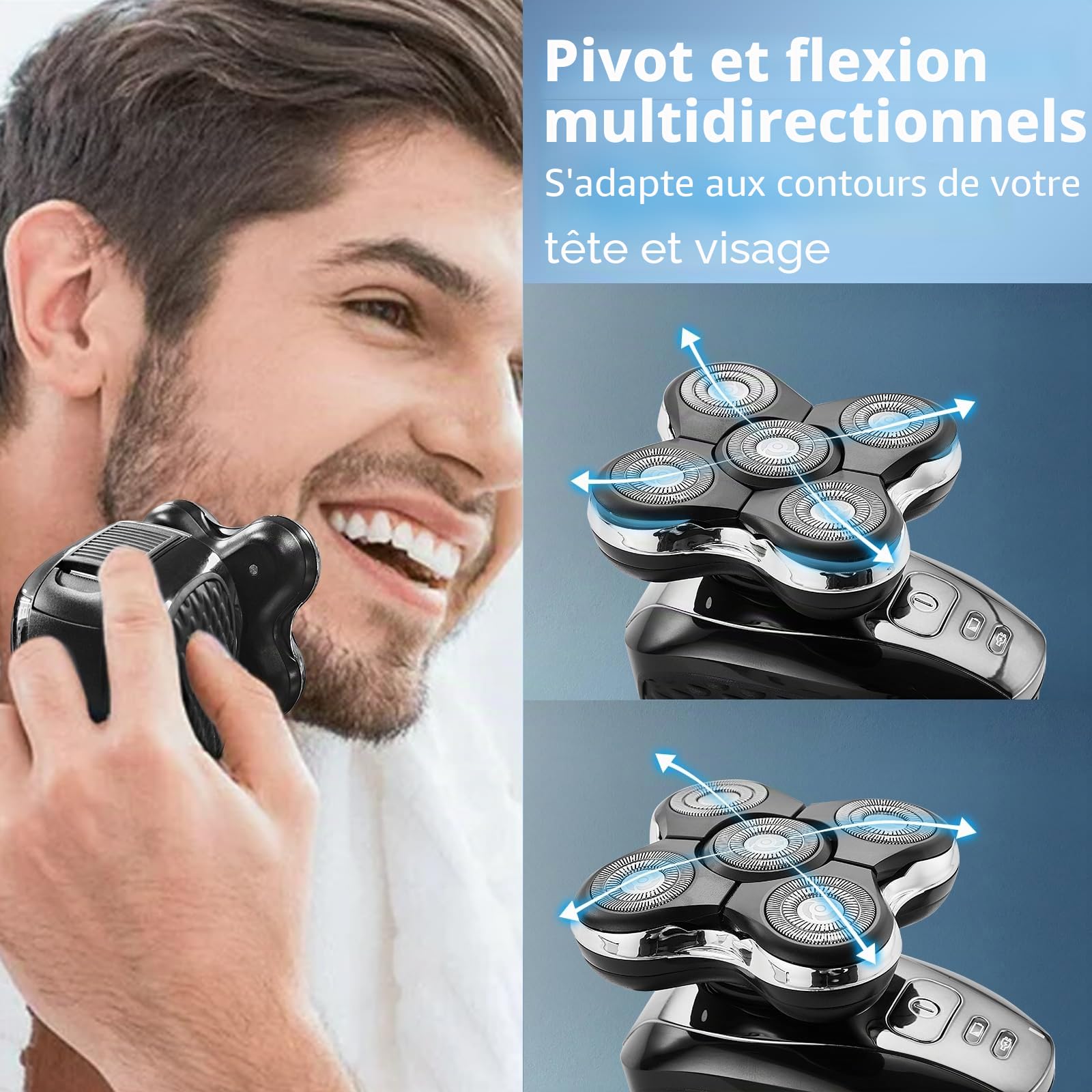 Têtes de rechange pour rasoir Remington XR1500,XR1501,RX5 Ultimate Series,paquet de 2