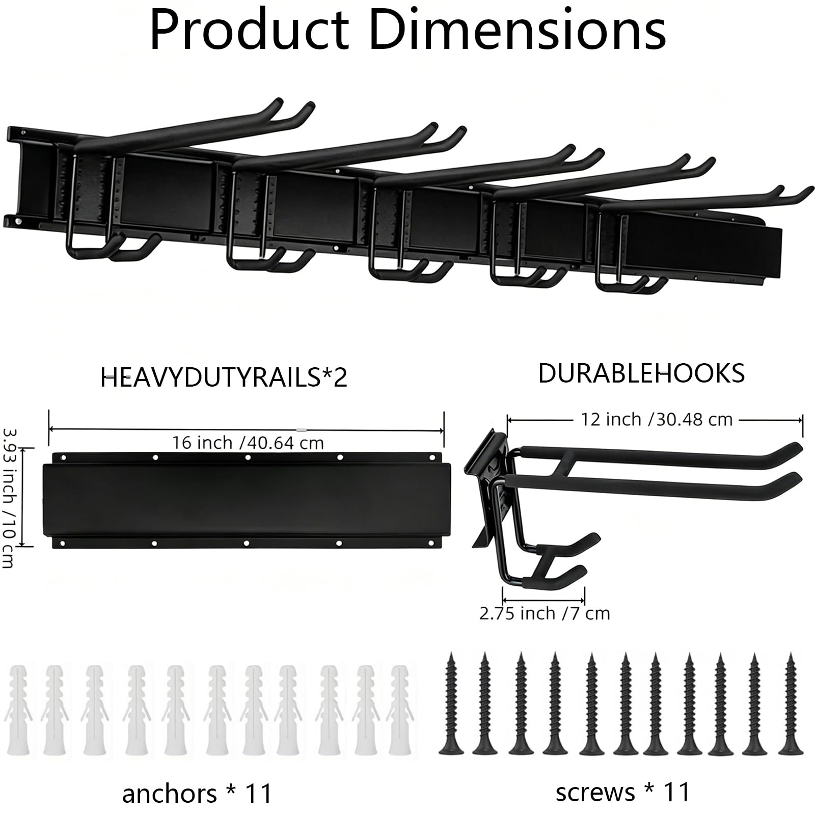 Ski Snowboard Wandhalterung Set, Ski Aufbewahrung Wandhalterung für 10 Paare Ski bis 300LBS/136 KG Tragfähigkeit, Haus und Garage Ski Storage Rack Wandhalterung