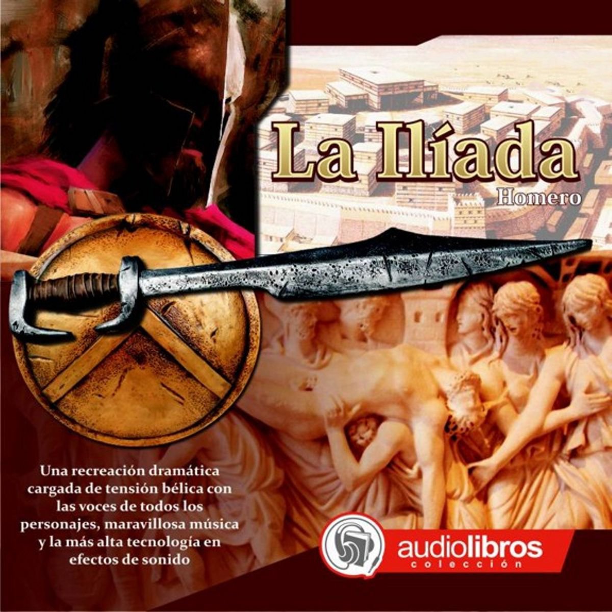 Cover art for La Ilíada [The Iliad]