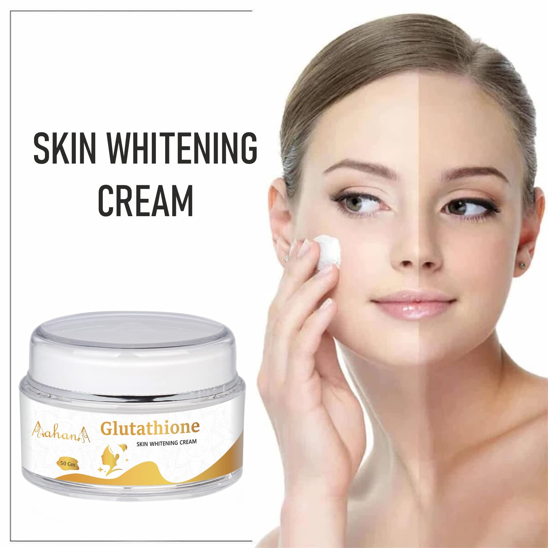 glutathione cream price in india Aahana Cosmocare Advanced Glutathione Formula Skin Whitening Cream (Made In  India ) - Night Cream Skin Care