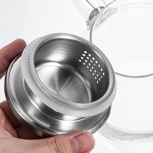 Miniatura 5 de Mango ergonómico Jarra de vidrio Jarra de agua de refrigeración Tetera Jarra de jugo de cocina esencial