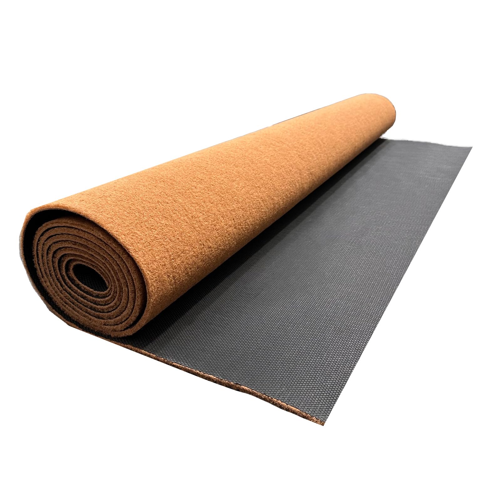Nicoman Coir Doormat with Non-Slip Backing - 8mm Thick - Cut To Size - Indoor Outdoor Hallway Entrance Mat (Brown, 1m x 1.5m)