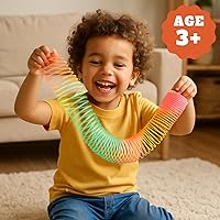 Vista 7 de Lote variado de resortes mágicos arcoiris. (12 unidades).