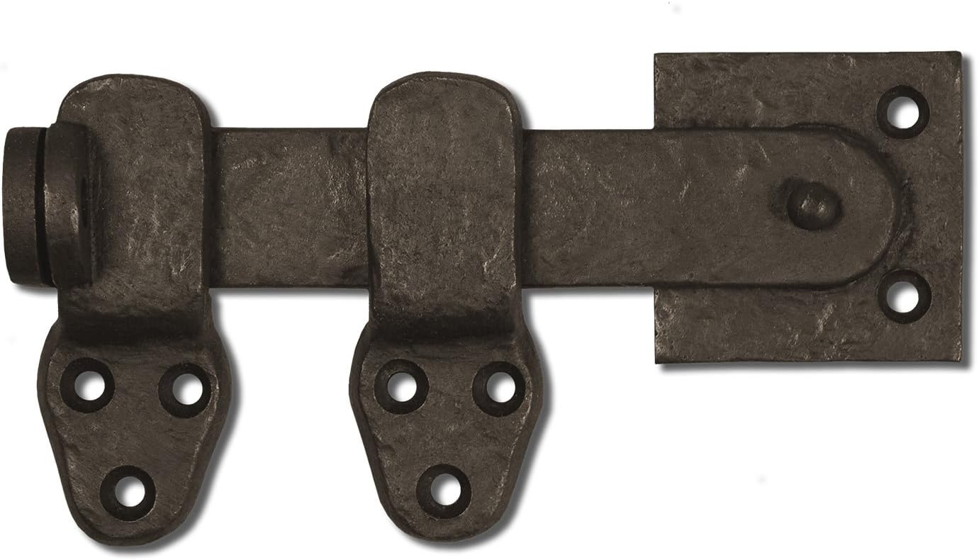 Coastal Bronze - 6.5" Lockable Gate Bar Latch - 50-420 - Solid Bronze