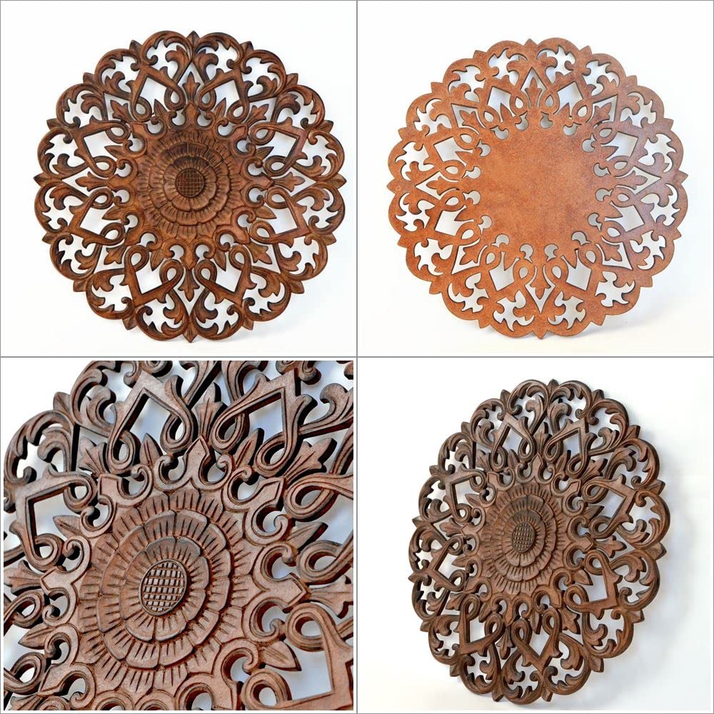 Amazon.co.jp: MANJA WOO-0508-B MDFアジアンリゾート ブラウン調