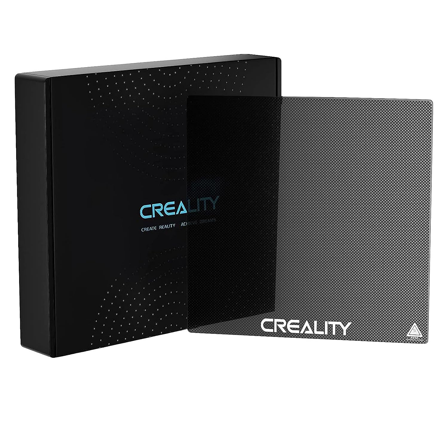 Creality Ender 3 Glass Bed 3D Printer Platform Upgraded Tempered Glass Plate Build Surface for Ender 3/Ender 3 Pro/Ender 3 Neo/Ender 3 V2 Neo/Ender 3 S1/Ender 5 Pro 235x235x4mm