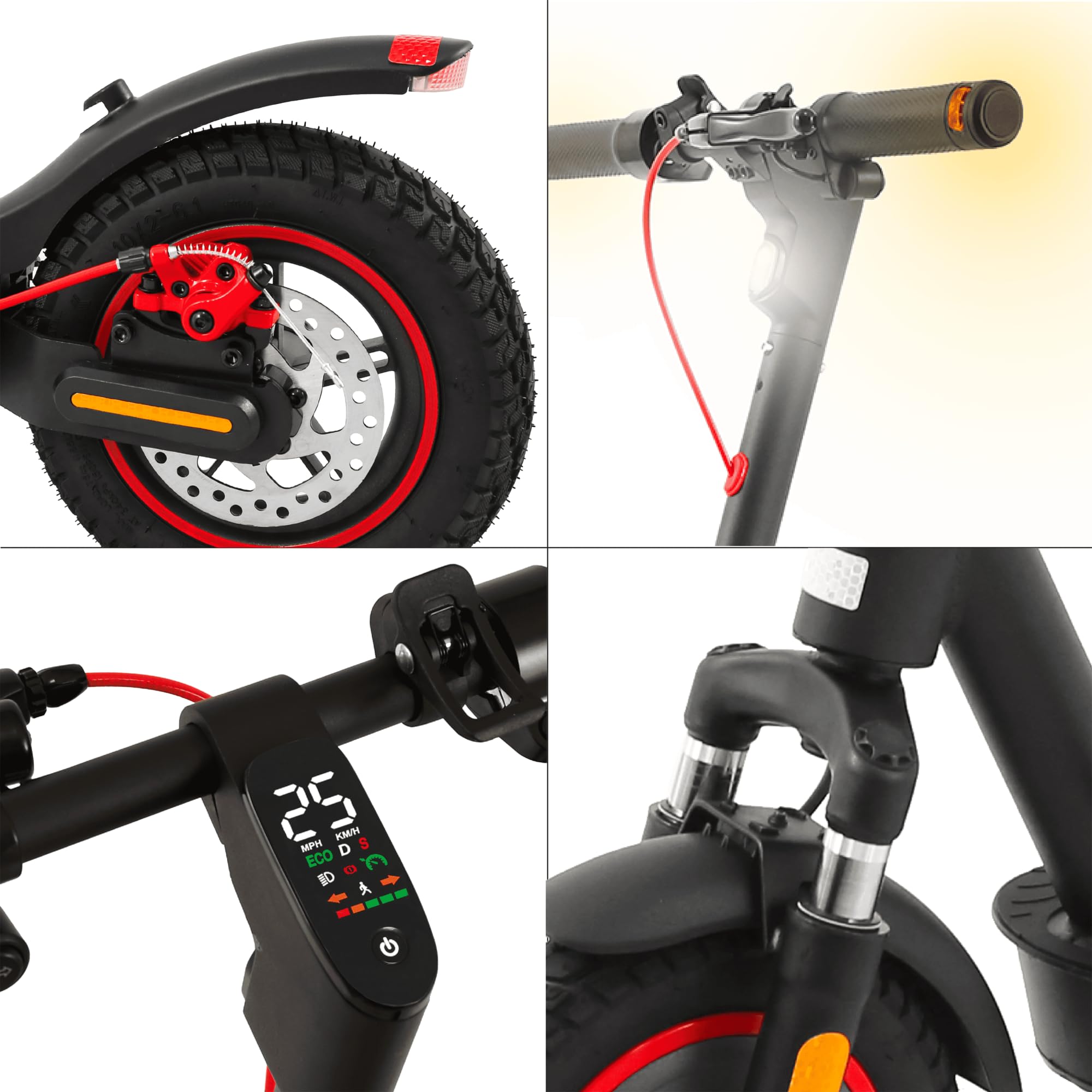 Trottinette Électrique Adulte UrbanGlide Ride 100 Pro 2 – Autonomie Jusqu'a 30 km - Pneu 10" - Batterie 42V - Poids 15Kg