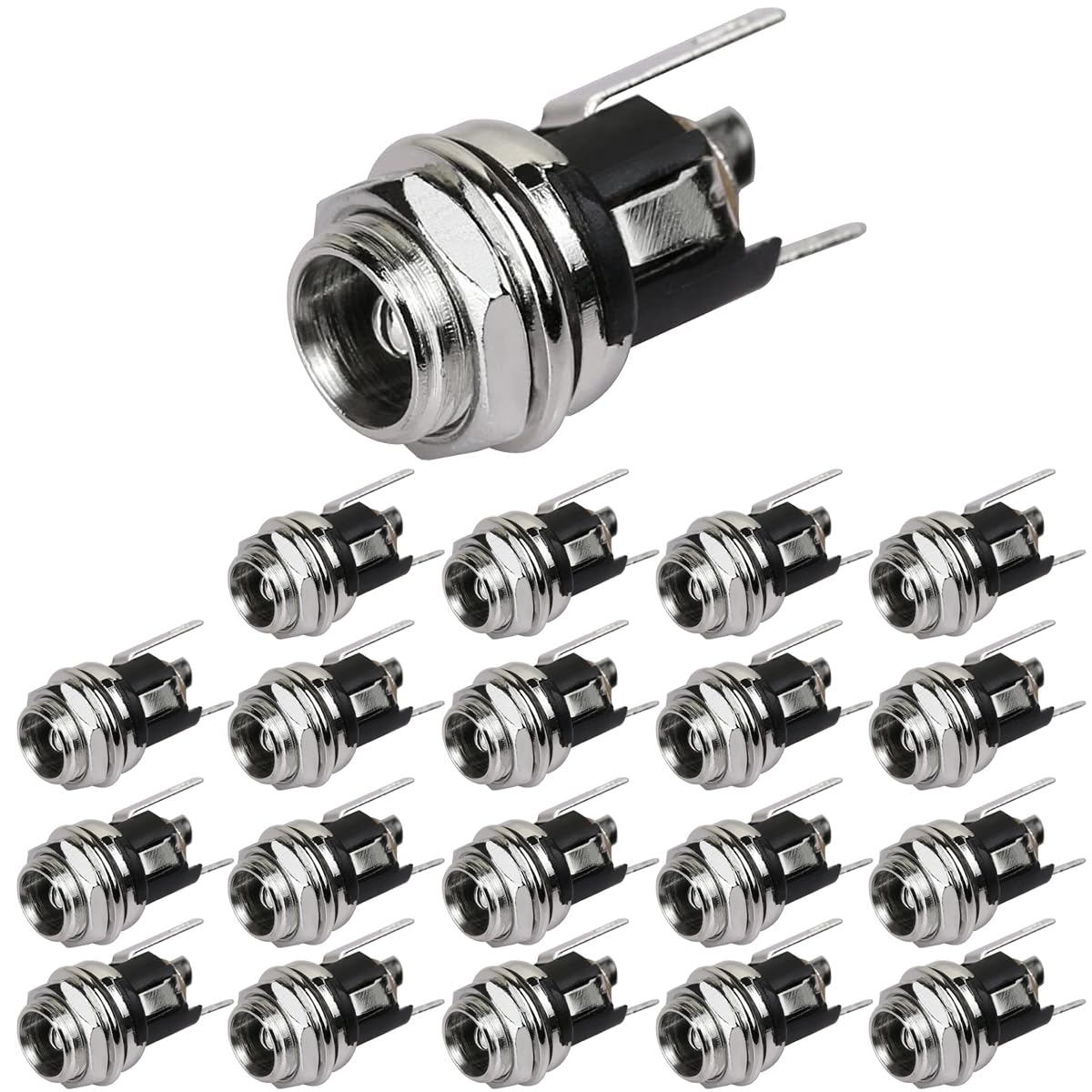CLDIY DC-025 2.5mm DC Power Jack Buchse, Panelmontage DC Pow