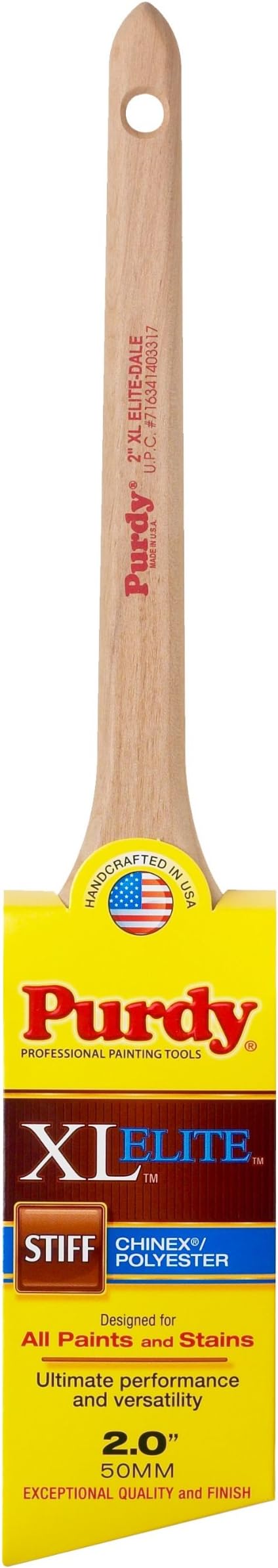 Purdy 144080510 XL Elite Series Dale Angular Trim Paint Brush, 1 inch