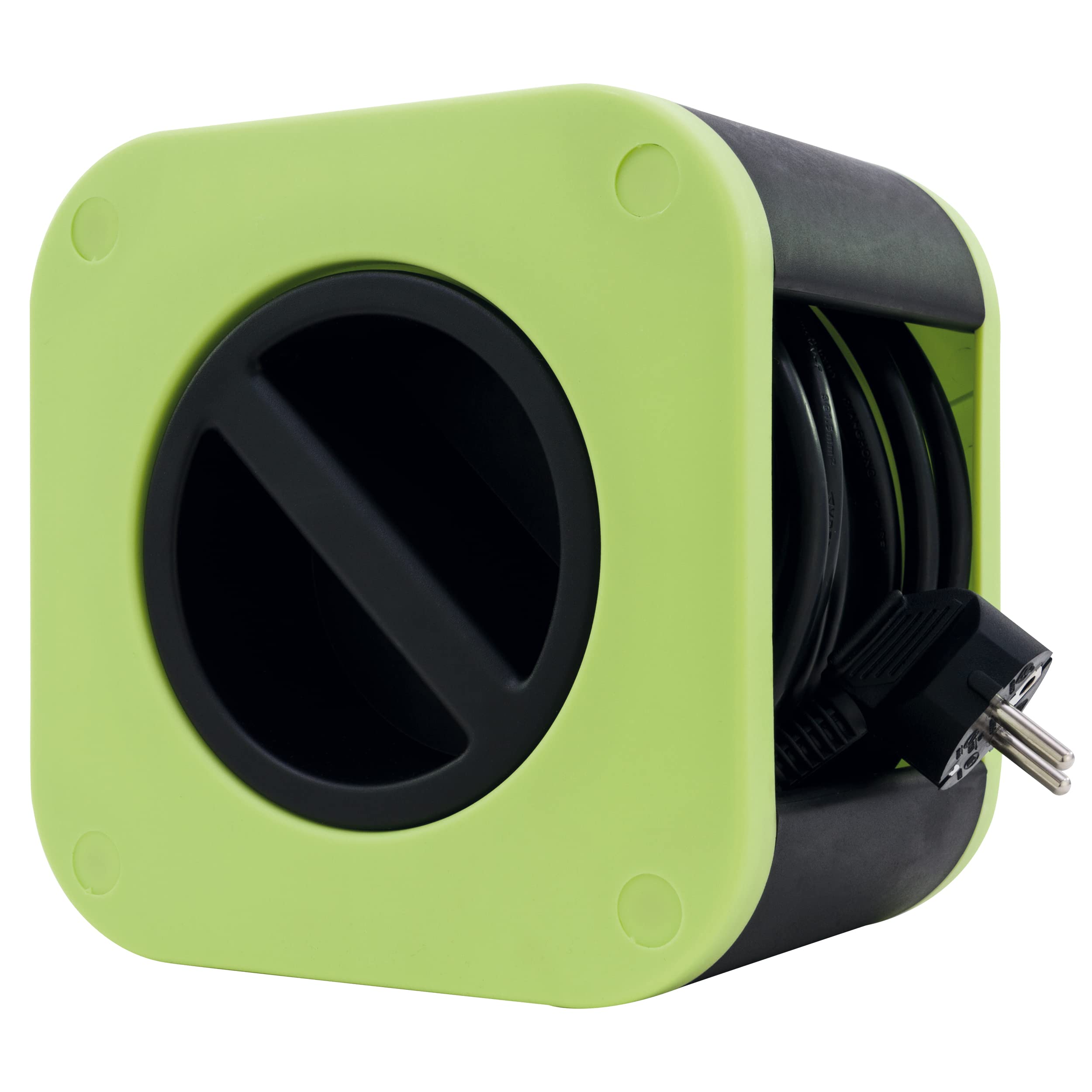 REV 0010012400 multiprise 10 m 4 sortie(s) CA Intérieur Noir, Vert - Multiprises (10 m, 4 sortie(s) CA, Intérieur, 1,5 mm², Noir, Vert, 230 V)