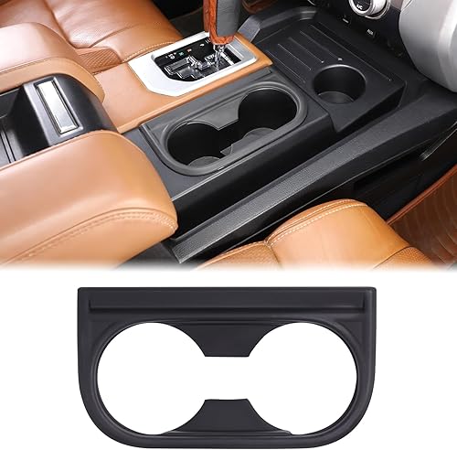 Soporte para reposabrazos central para asiento delantero de automóvil, adhesivo decorativo compatible con Toyota Tundra 2014-2021, reposabrazos de