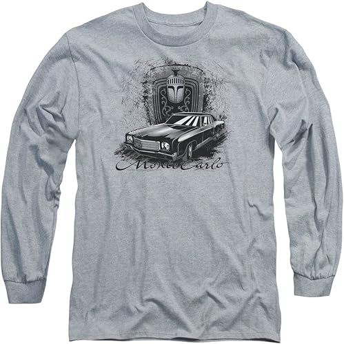 A&E Designs Chevy T-Shirt Monte Carlo Drawing Long Sleeve Shirt