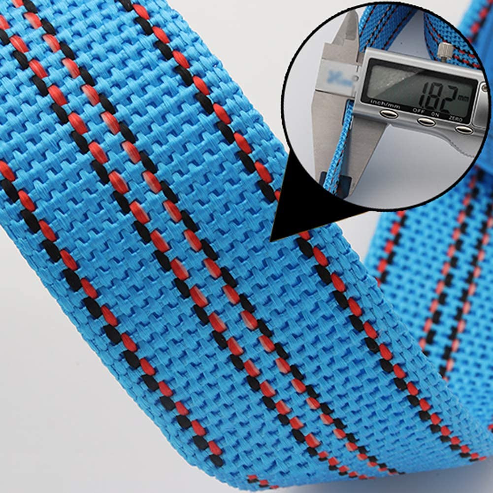 Tensor de la correa de la cuerda de unión 38 mm Azul Sin gancho Car Cargo Equipaje La longitud de la cuerda de amarre es de 2-20 M (Tamaño: 38 mm * 3 M) Correas de amarre Trinquete Asegurando las co