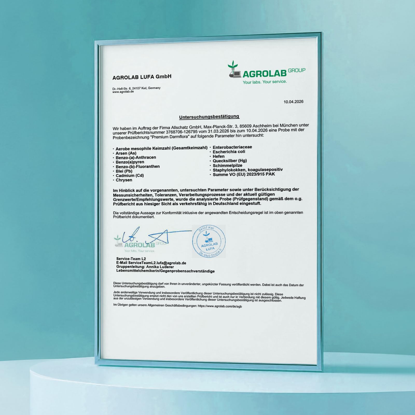 Premium Darmflora Komplex 120 Kapseln mit 50 Mrd. KBE & 38 Stämmen Hochdosiert – 4 Monate Vorrat Mit Zink, B3, B6 & B7 Vegan