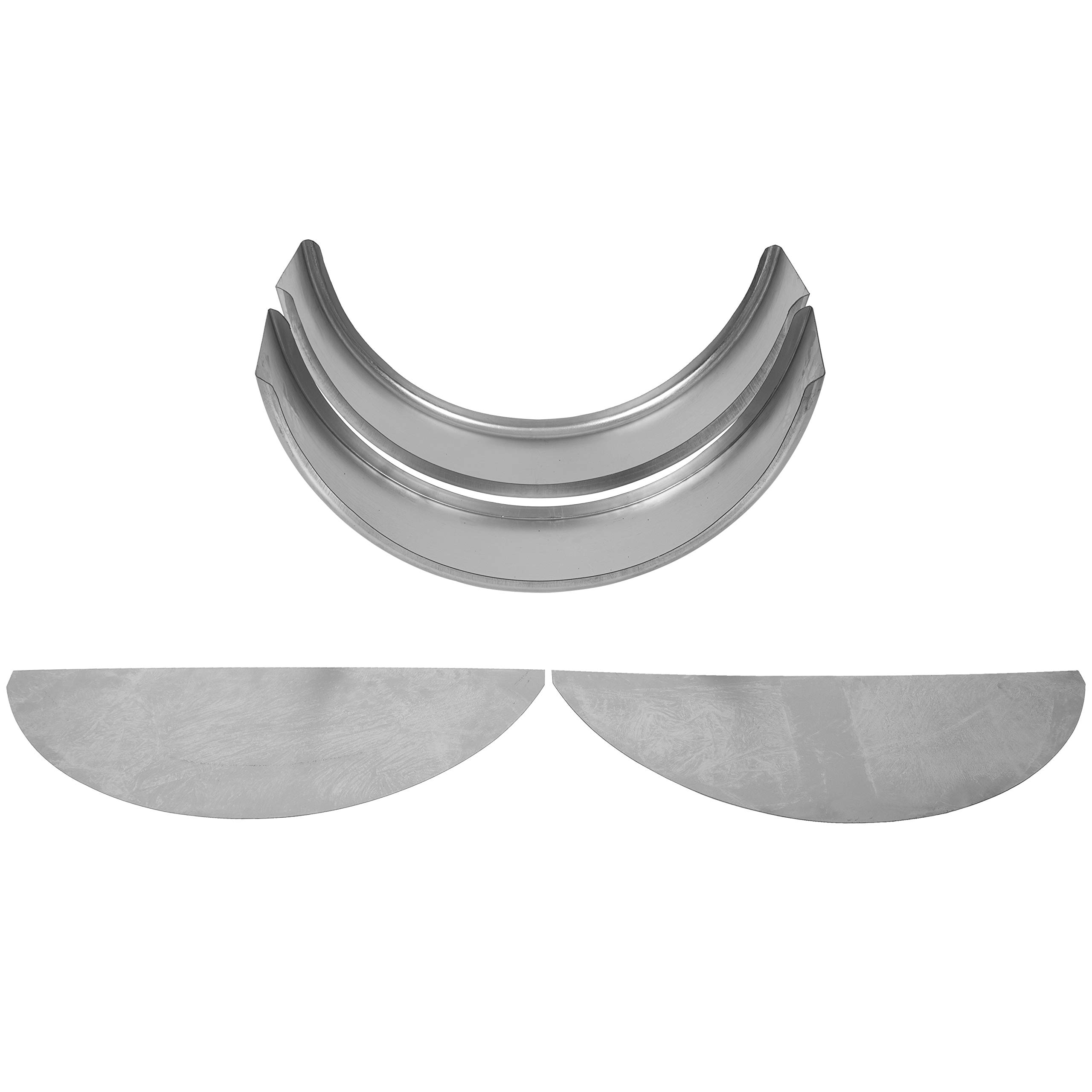 HECASA Steel Round Single Axle Trailer Fenders And