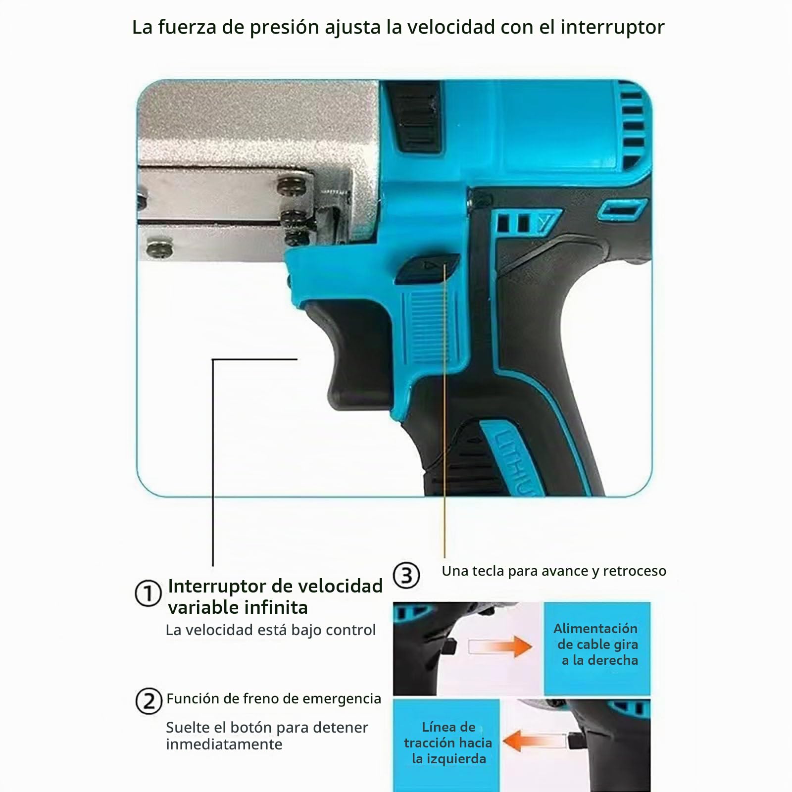 Cinta Pasacables Eléctrica Portátil,Enhebrador Tuberías,Máquina de Enhebrado de Cables Automática Altamente Versátil con 2 Baterías,para Comunicación de Redes Hidroeléctricas Construcción