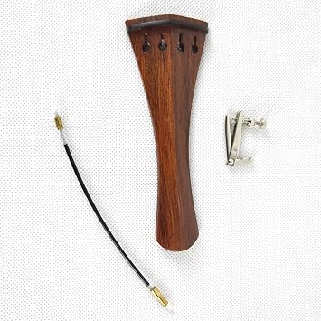 Viola Tailpiece Size 15 15.5 16 16.5 Universal Rosewood Boxwood Ebony Viola Part With On e Adjuster Color Rosewood tailpiece, Size 1