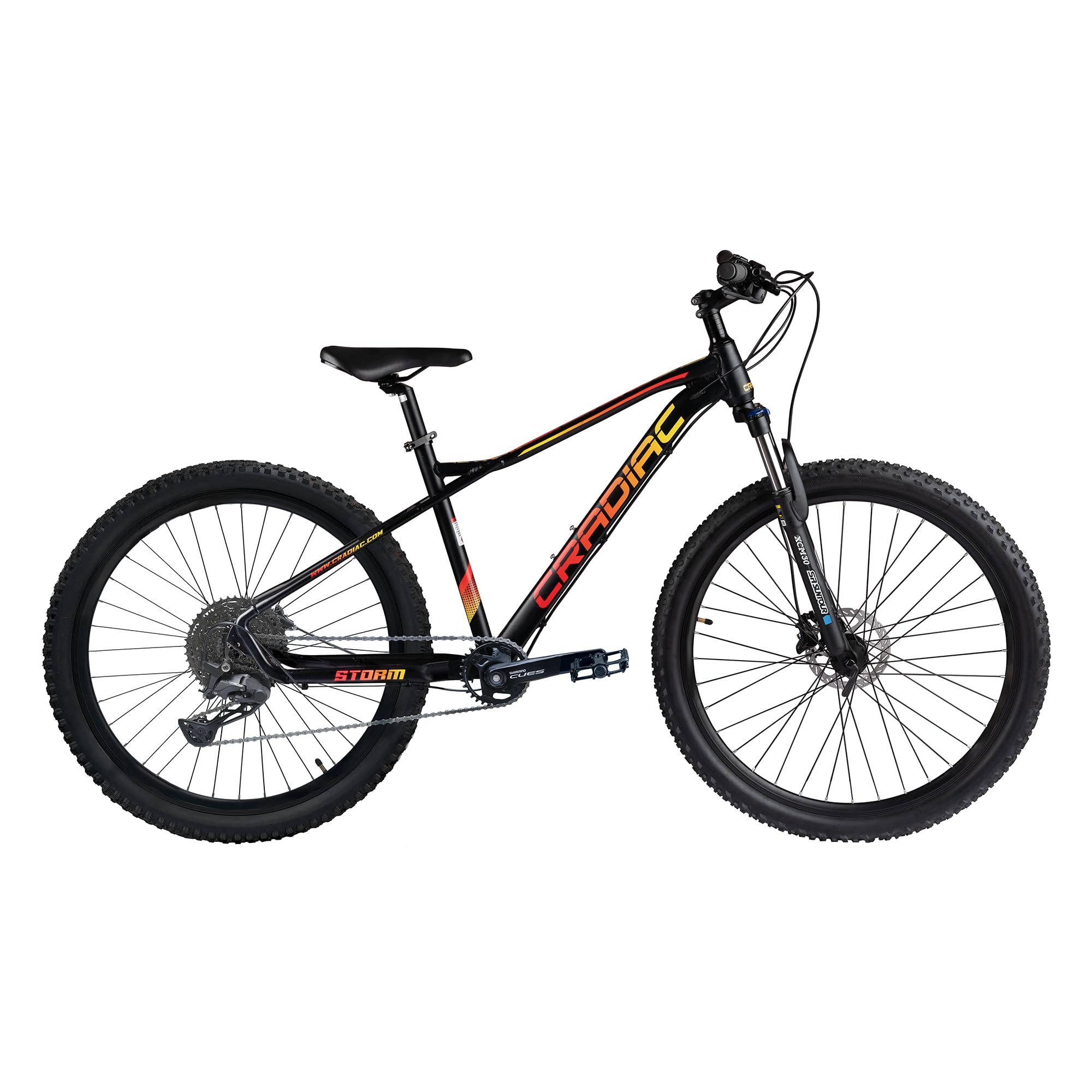Storm GT 1×9 Speed | 29 Inch Mountain Bike | 9 Speed Shimano CUES | Shimano Hydraulic Disc Brakes | SR Suntour Lockout Suspension | Aluminium Frame | Unisex | Cycle for Boys-image-48