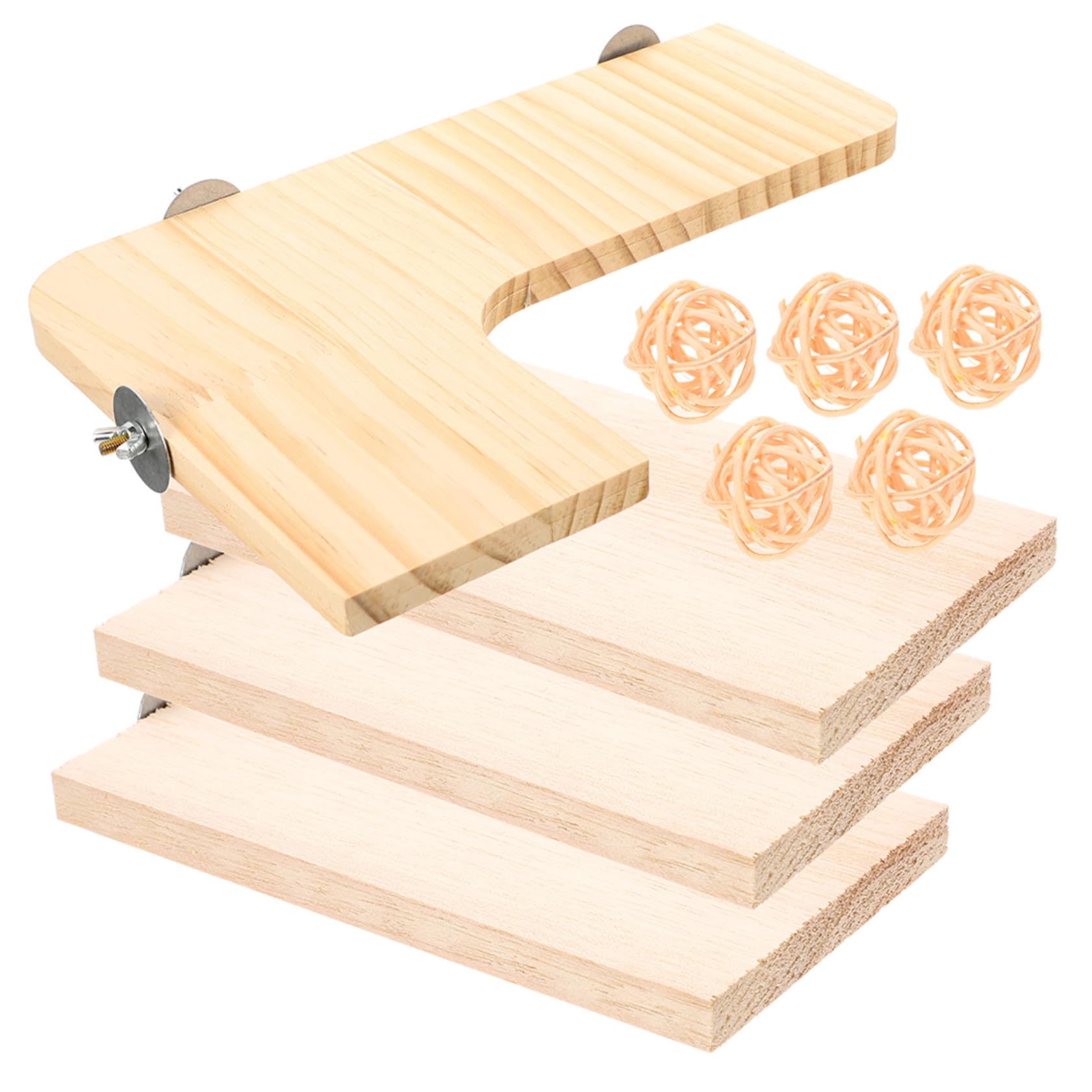 Plateforme en bois pour hamster pour stopper l'ennui et le manque d'espace