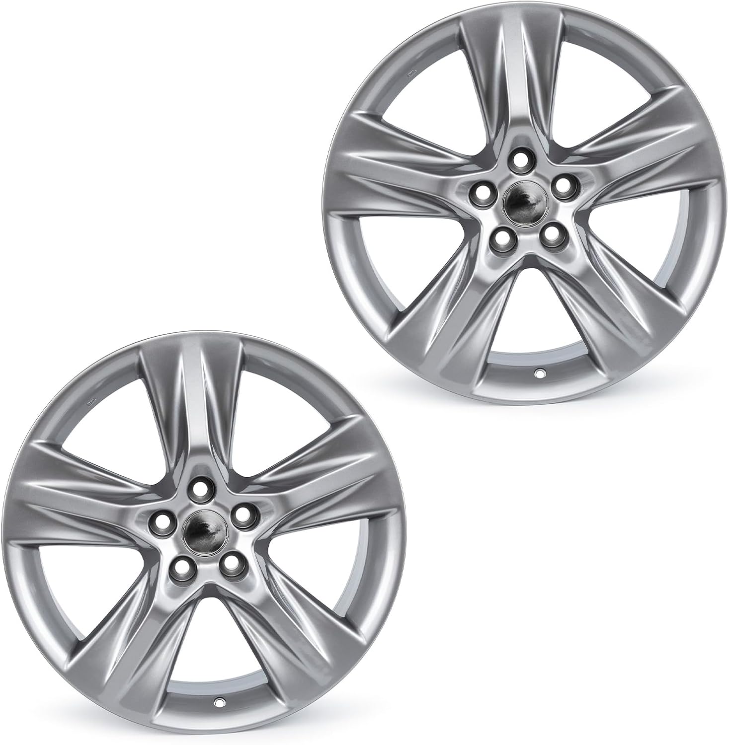 19" New 19x7.5 in Alloy Wheel for Toyota Highlander 2014 2015 2016 2017 2018 2019 Painted Satin OEM Design Replacement Rim set of 2