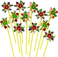 ArtCreativity 36 Pack Colorful Pinwheels - Assorted Colors for Yard Garden Decor, Party Favors & Kids Toys Ages 3+