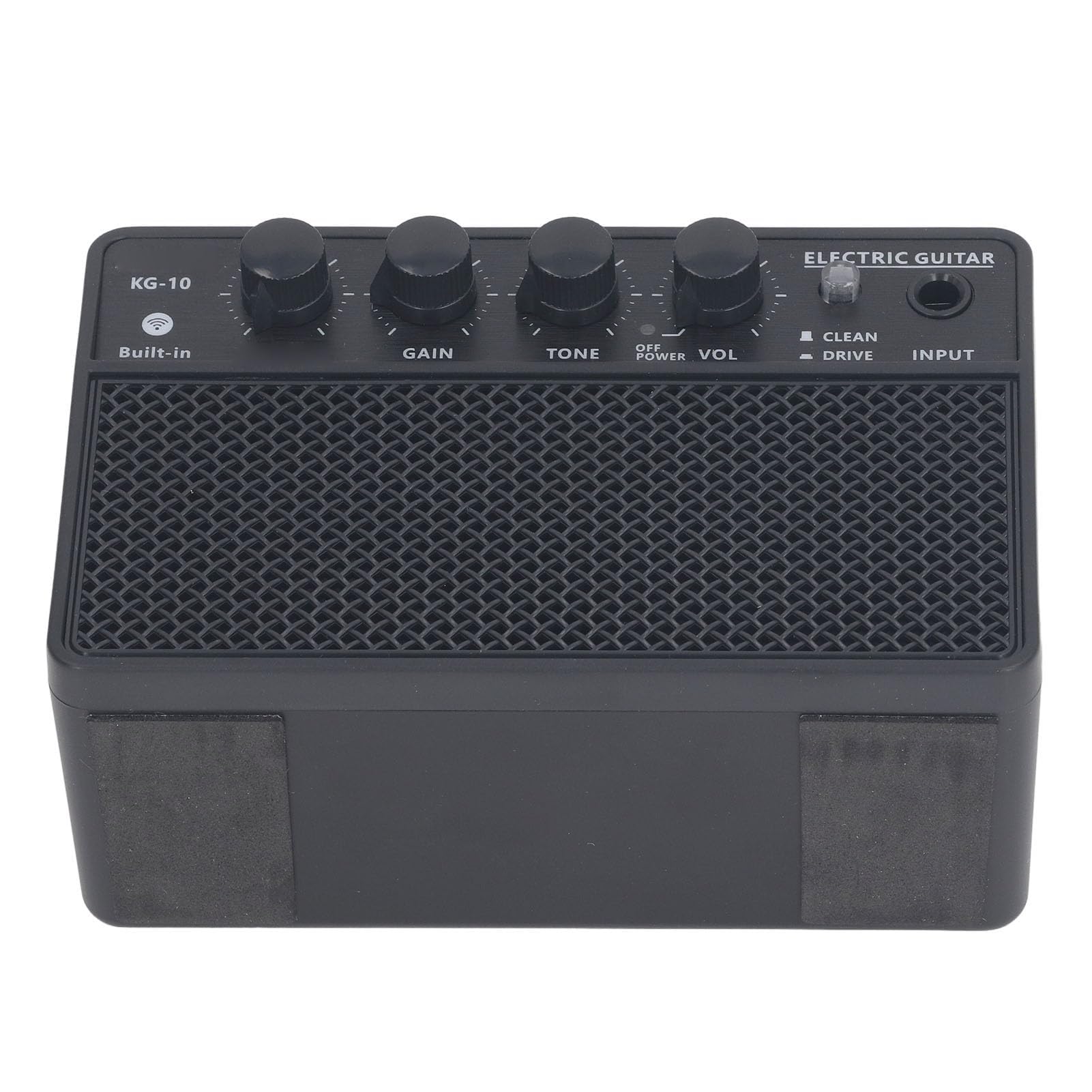 Ejoyous Mini Amplificatore per Chitarra, Amplificatore per Chitarra Elettrica Portatile Ricaricabile con di Comando Puliti da 10 W