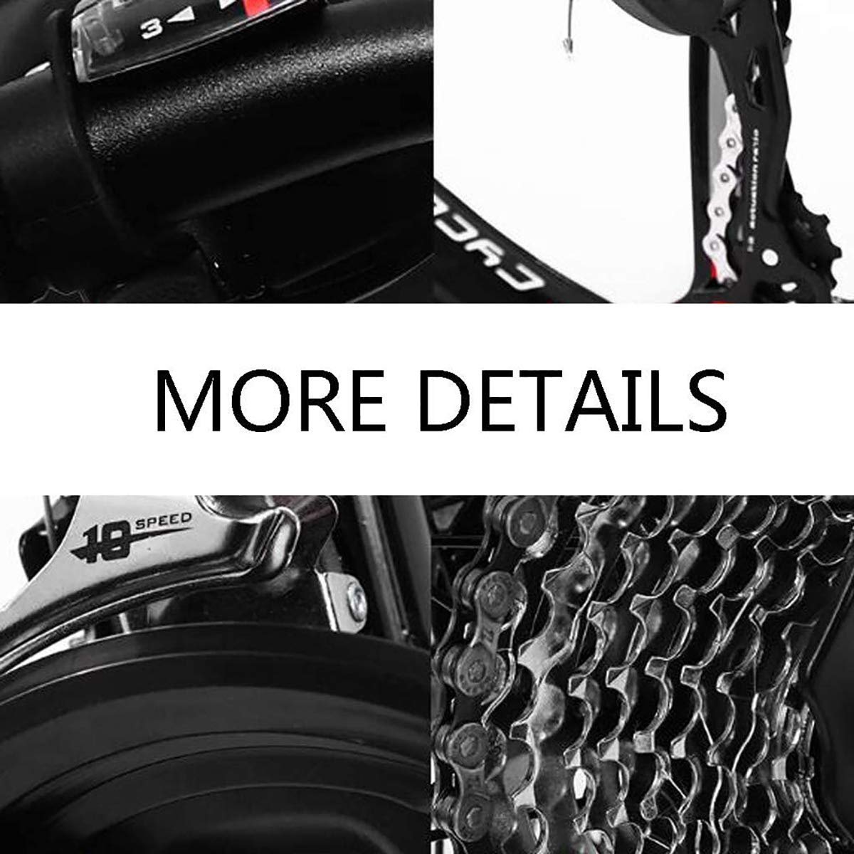 Folding Bike, Mountain Bike Pieghevole,Unisex Adulto Folding MTB Bicicletta, 24 * 26 Pollici 21 * 24 * 27 velocità della Bici di Montagna