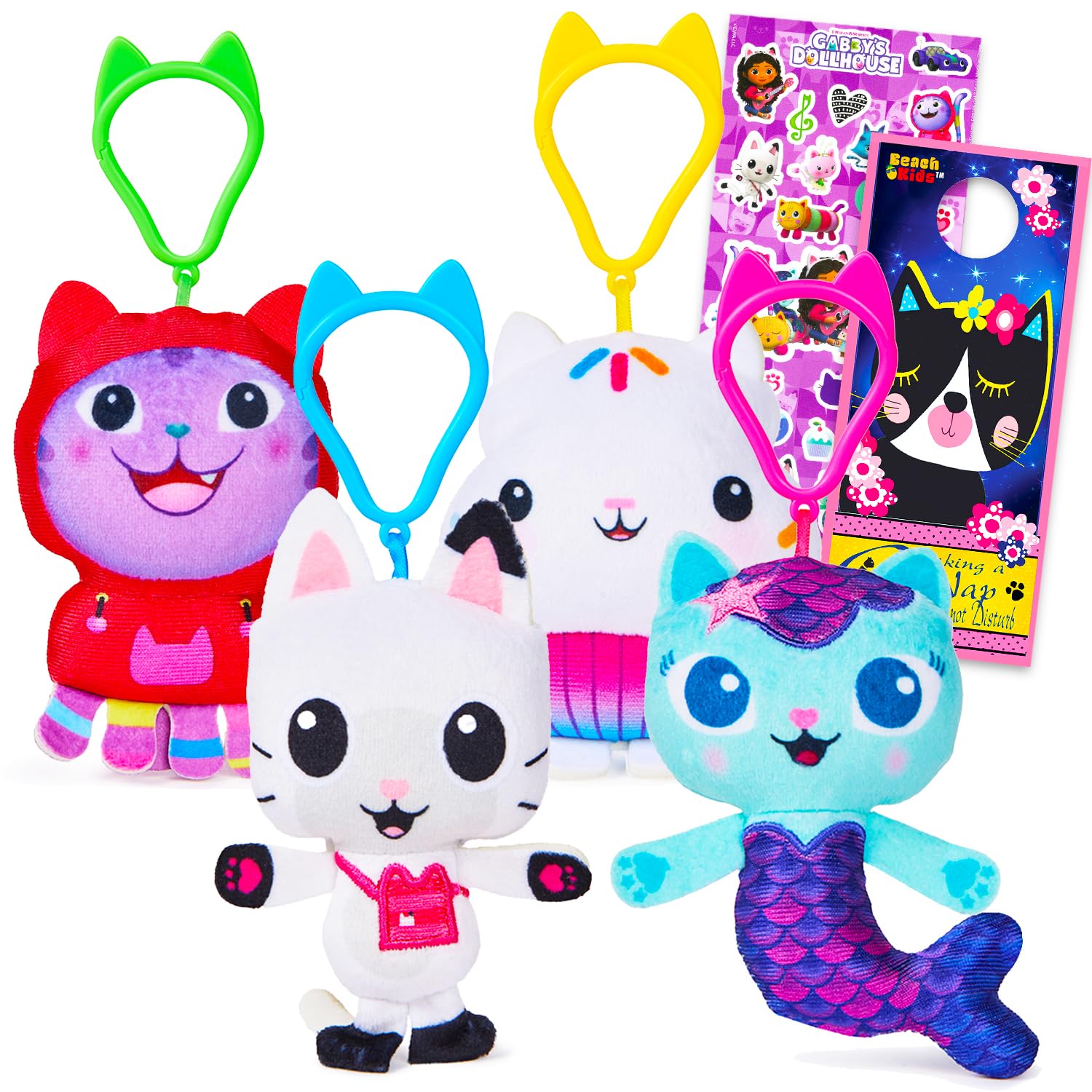 DreamWorks Gabby's Dollhouse Party Favors for Kids - 4 Pc Bundle
