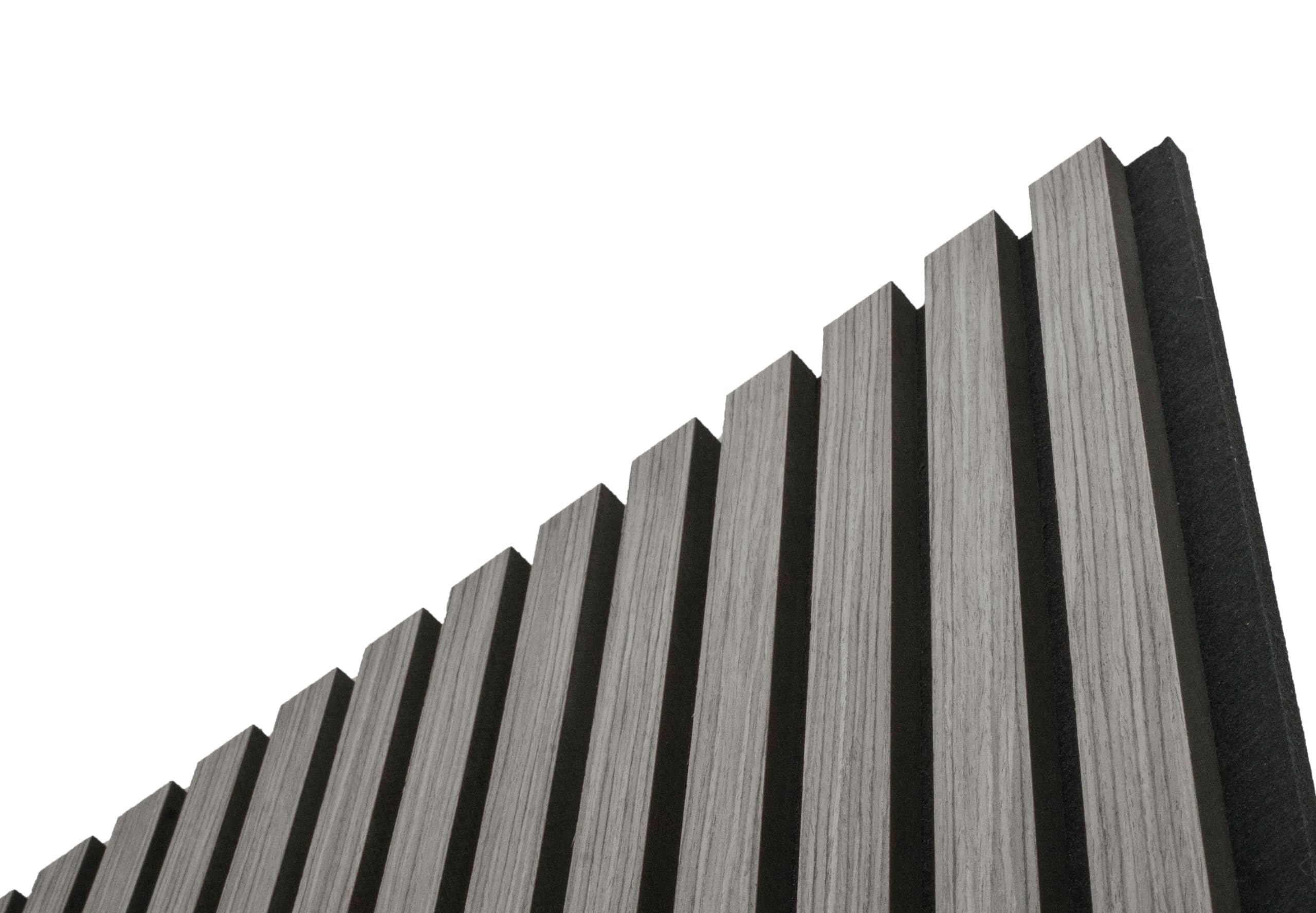 G21 Panele akustyczne 1,63 m² – 275 cm x 54 cm x zestaw – 2 sztuki | szary dąb, okładziny ścienne, stelaże listewkowe, panele akustyczne, panele designerskie