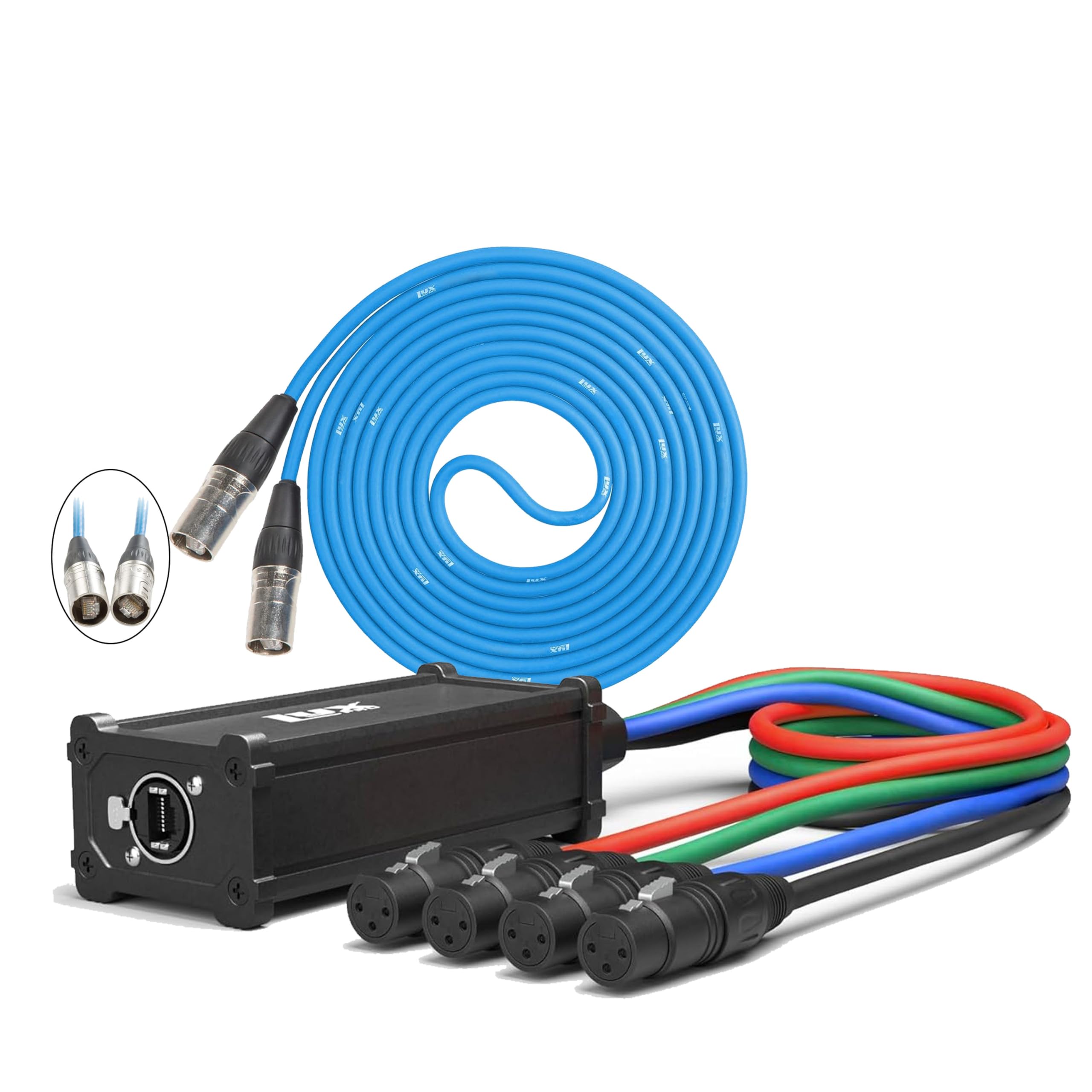 Amazon.com: LyxPro XLR Audio and Lighting Snake 4 Channel 3 Pin