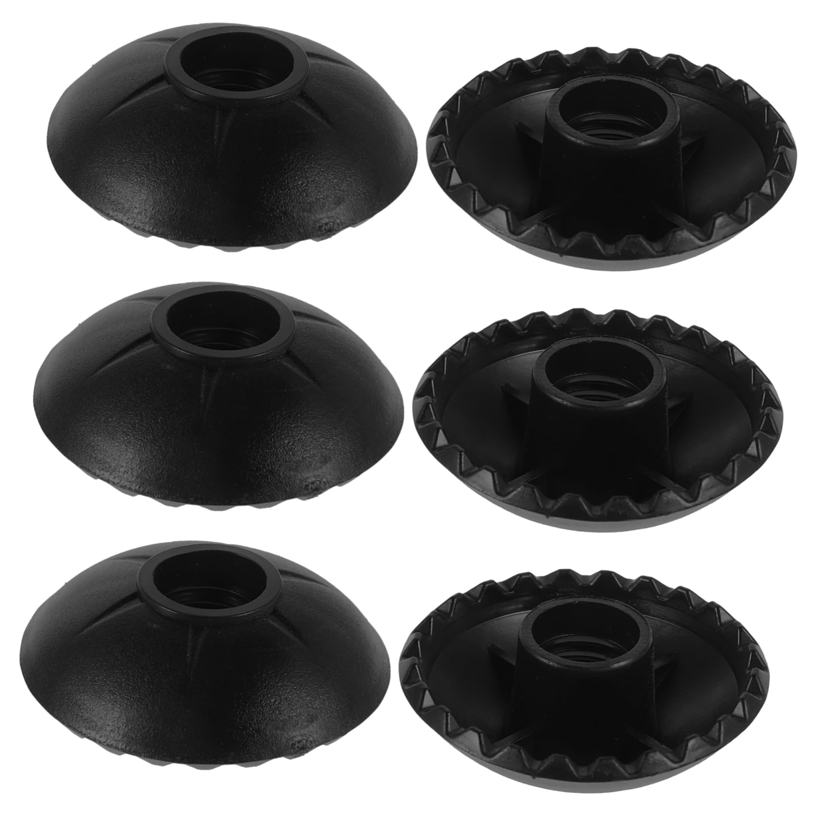 BESTonZON 6Pcs Outdoor Trekking Pole Tips Non Slip Crutch Foot Protectors for Hiking and Walking Sticks Durable Replacement Tips for Enhanced Stability and Grip