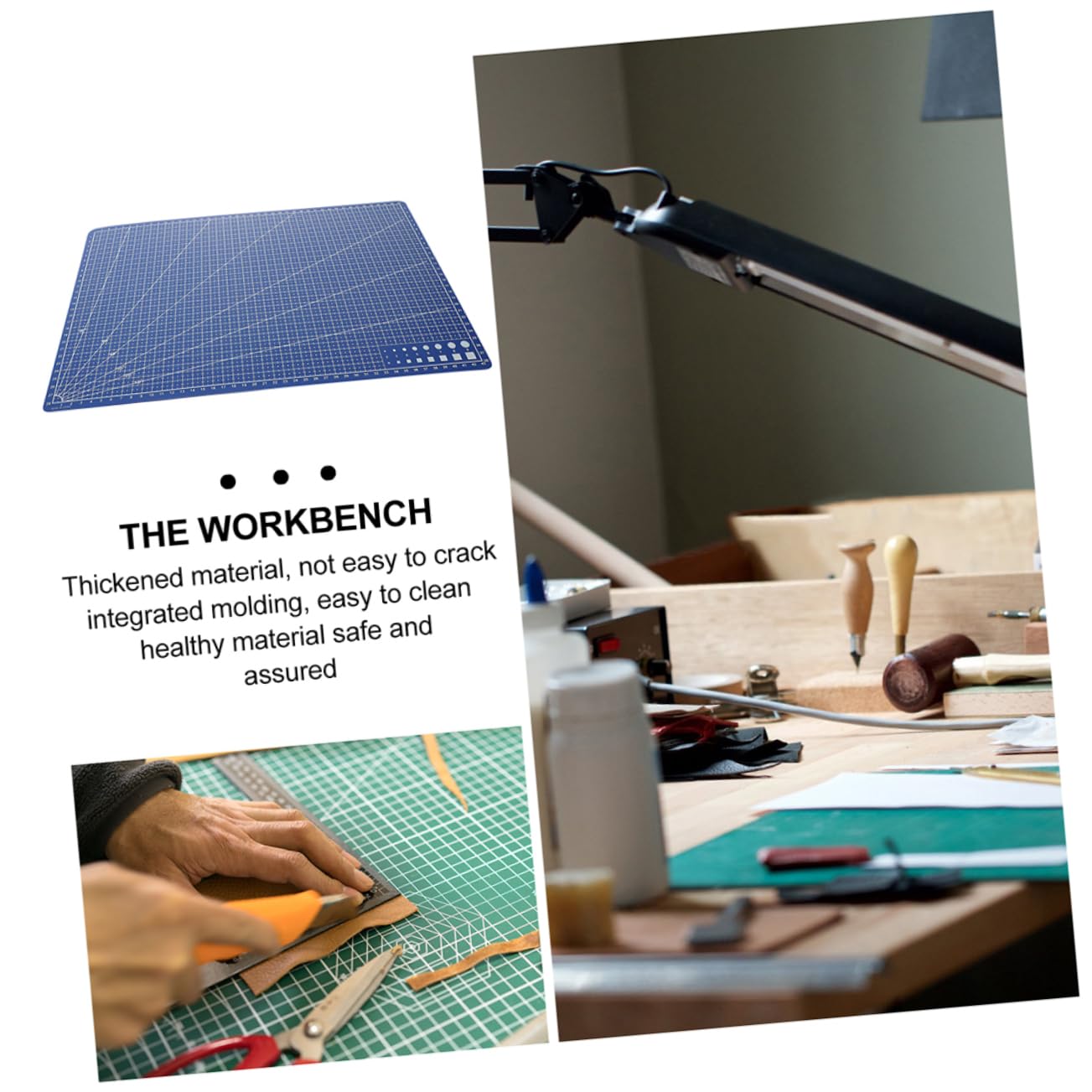 OSALADI 2Pcs Double Sided Engraving Cutting Mats Professional Crafting Board for Projects Durable and Lightweight with Exquisite Craftsmanship for Engraving and Cutting Tasks