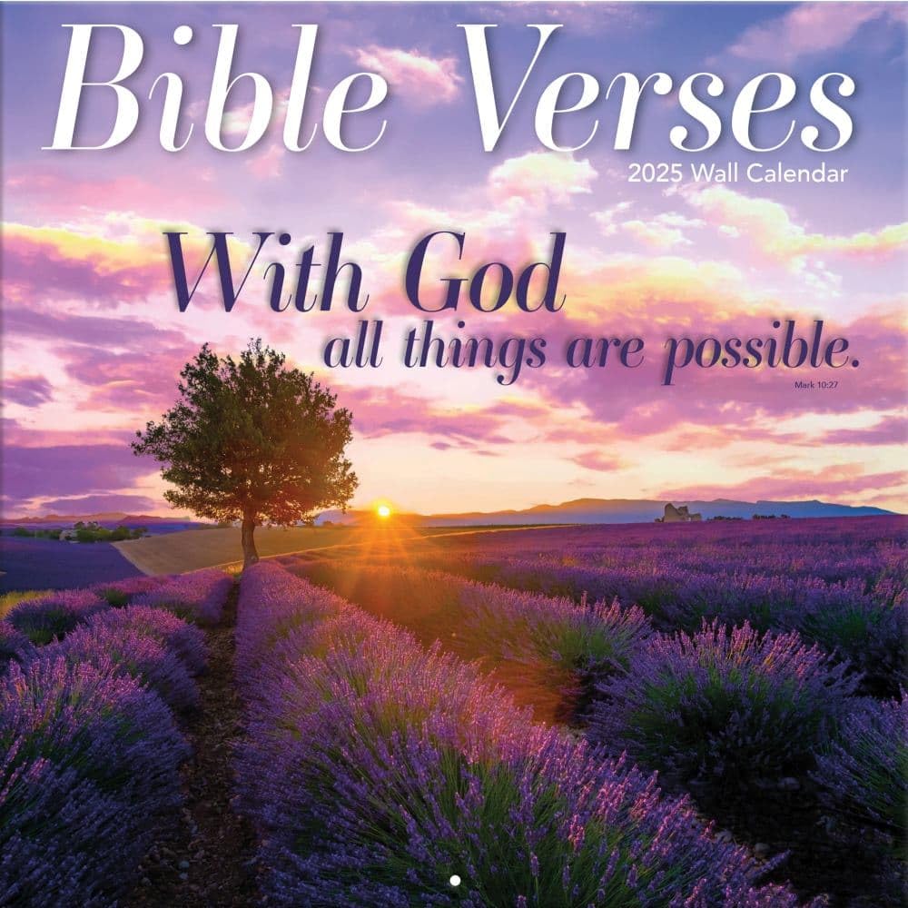 Amazon.com: TURNER PHOTOGRAPHIC Bible Verses 12x12 Photo Wall Calendar ...