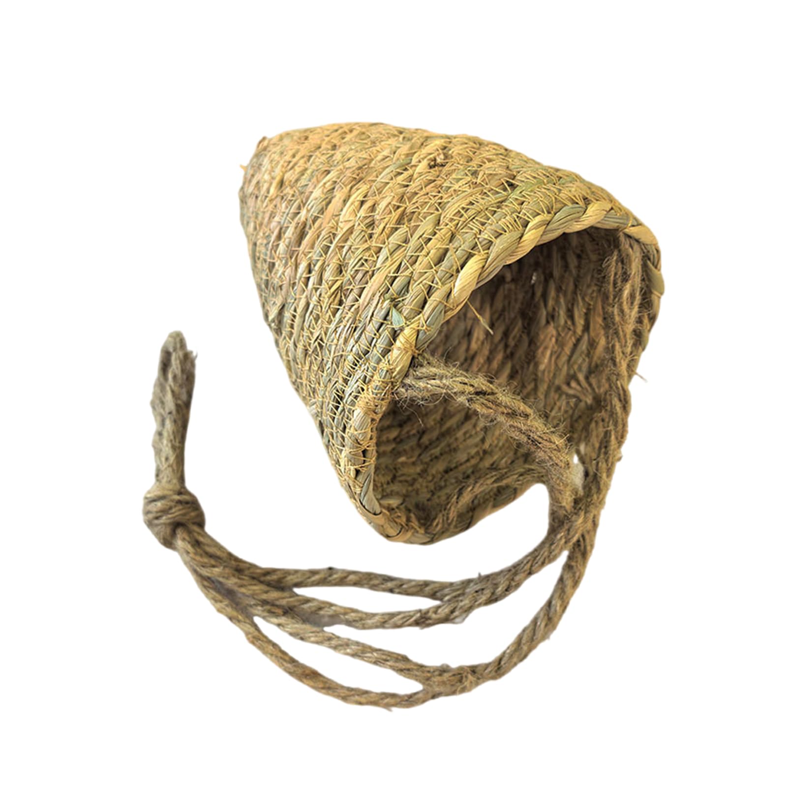 YWLUUOO Handwoven Rope Hanging Planter Decorative Wall Basket Cattail Texture Suitable for Wall Decors and Storage Solution Handwoven Basket