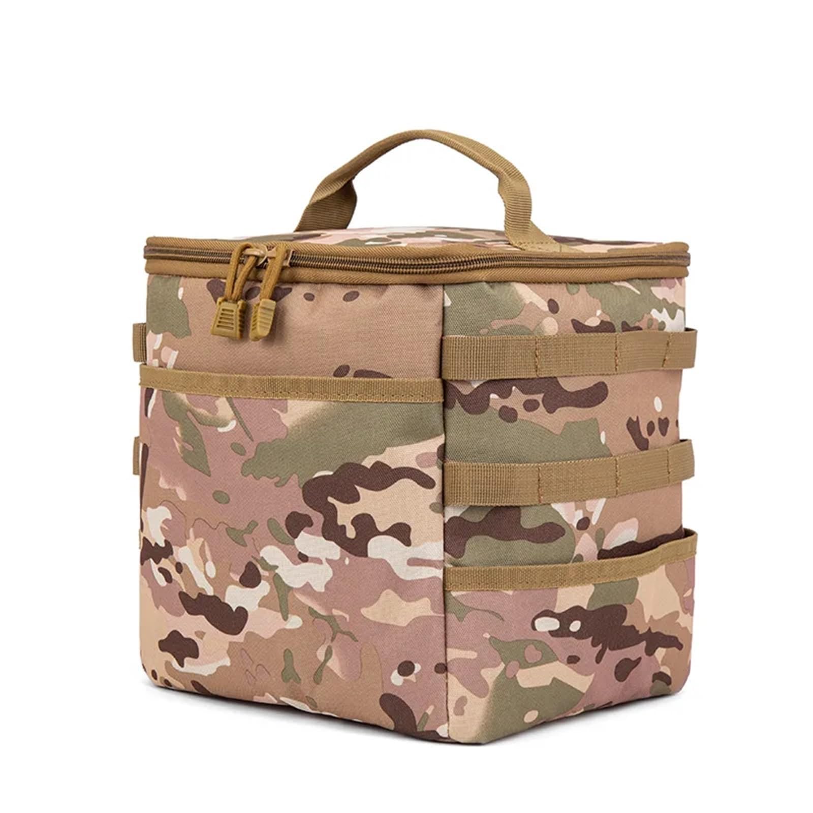 Camping Cookware Organizer Bag Borsa portaoggetti da campeggio, cestino da picnic, grande capacità, borsa portatile da campeggio all'aperto, borsa portaoggetti da picnic(Color4)