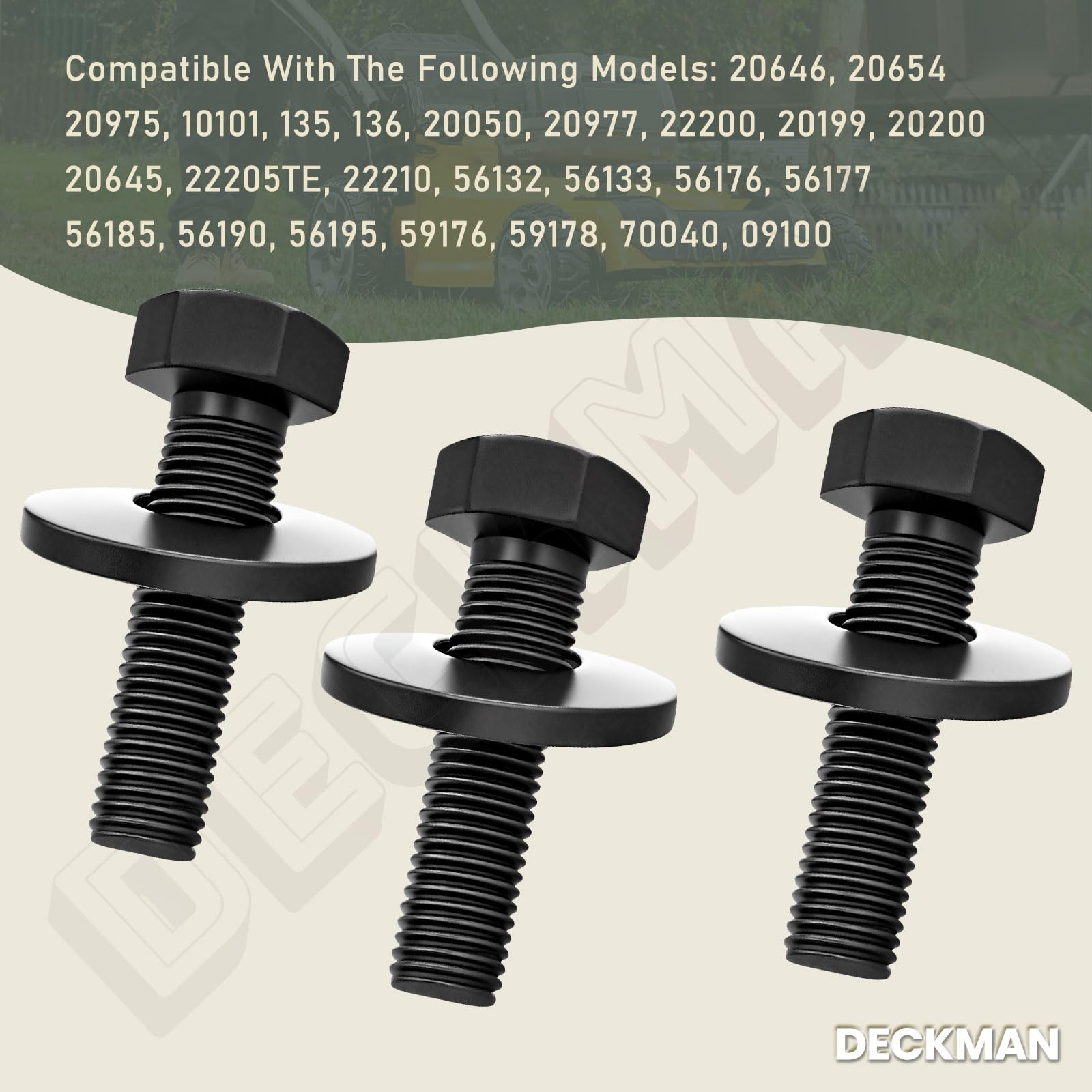 Amazon.com : DECKMAN 26-0671 Hex Head Blade Screw & Washer