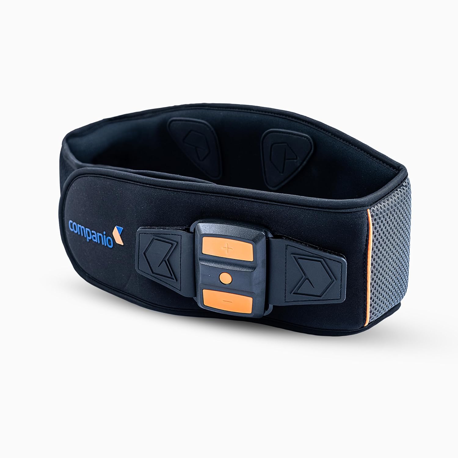 COMPANIO TENS Back Pulse Back Massager Machine Belt for Lower Back Pain Relief, Targets Deep Tissue,Pain due to Sciatica & Arthritis , Muscle Strains & Spinal Recovery , Reduces Discomfort, Enhances Stability & Aids in Injury Recovery | Orthopaedic LS Belt | Cordless Rechargeable, Portable, Adjustable Therapy Lumbar Support Belt for Men & Women