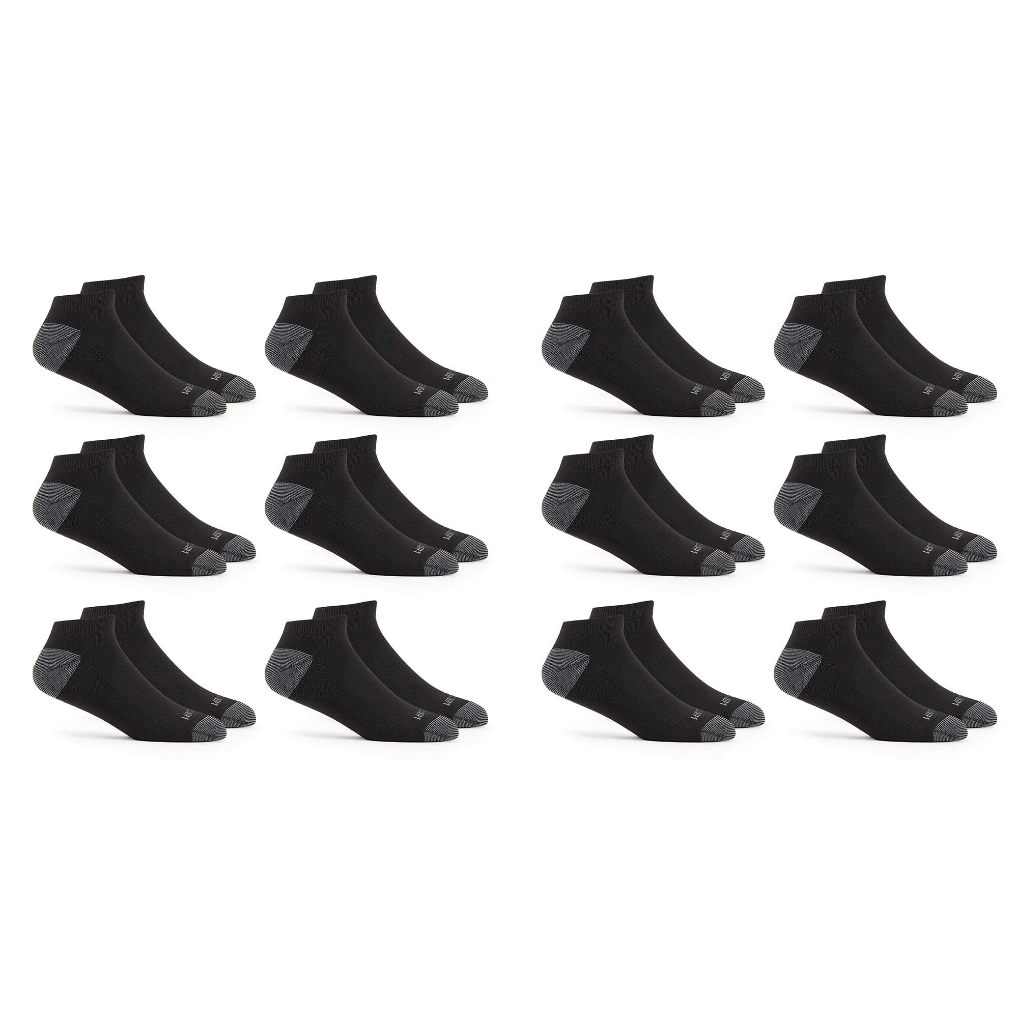 Men's Dual Defense No Show Socks (12 Pack)