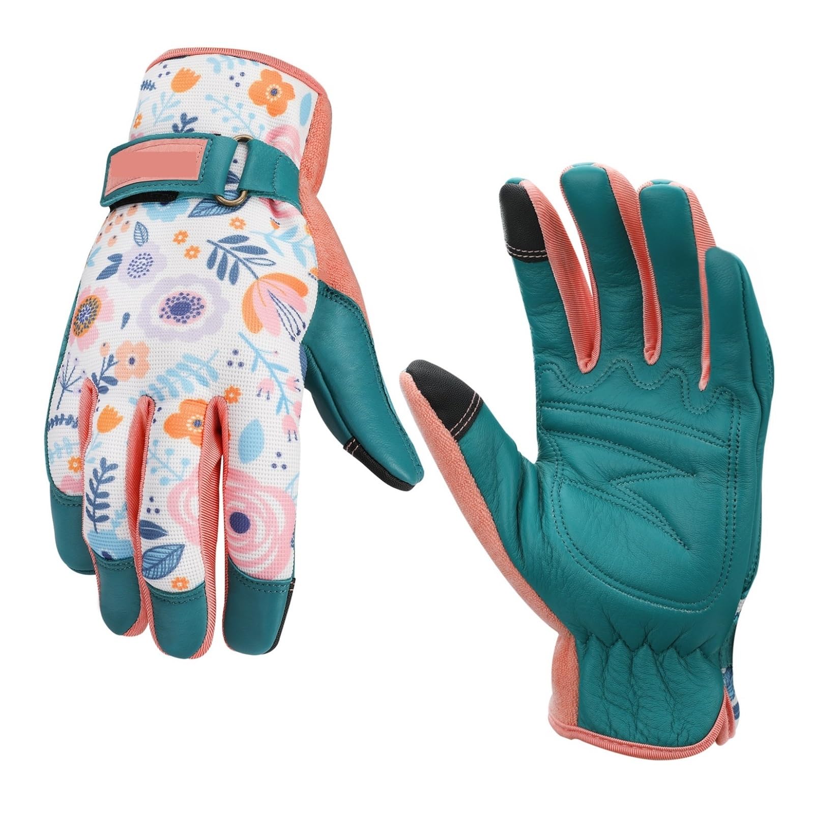 Bedruckte Gartenhandschuhe For Graben Und Beschneiden, Finger-Touchscreen, Gartenarbeitshandschuhe, Gartenbepflanzung, Gartenzubehör Starker Griff