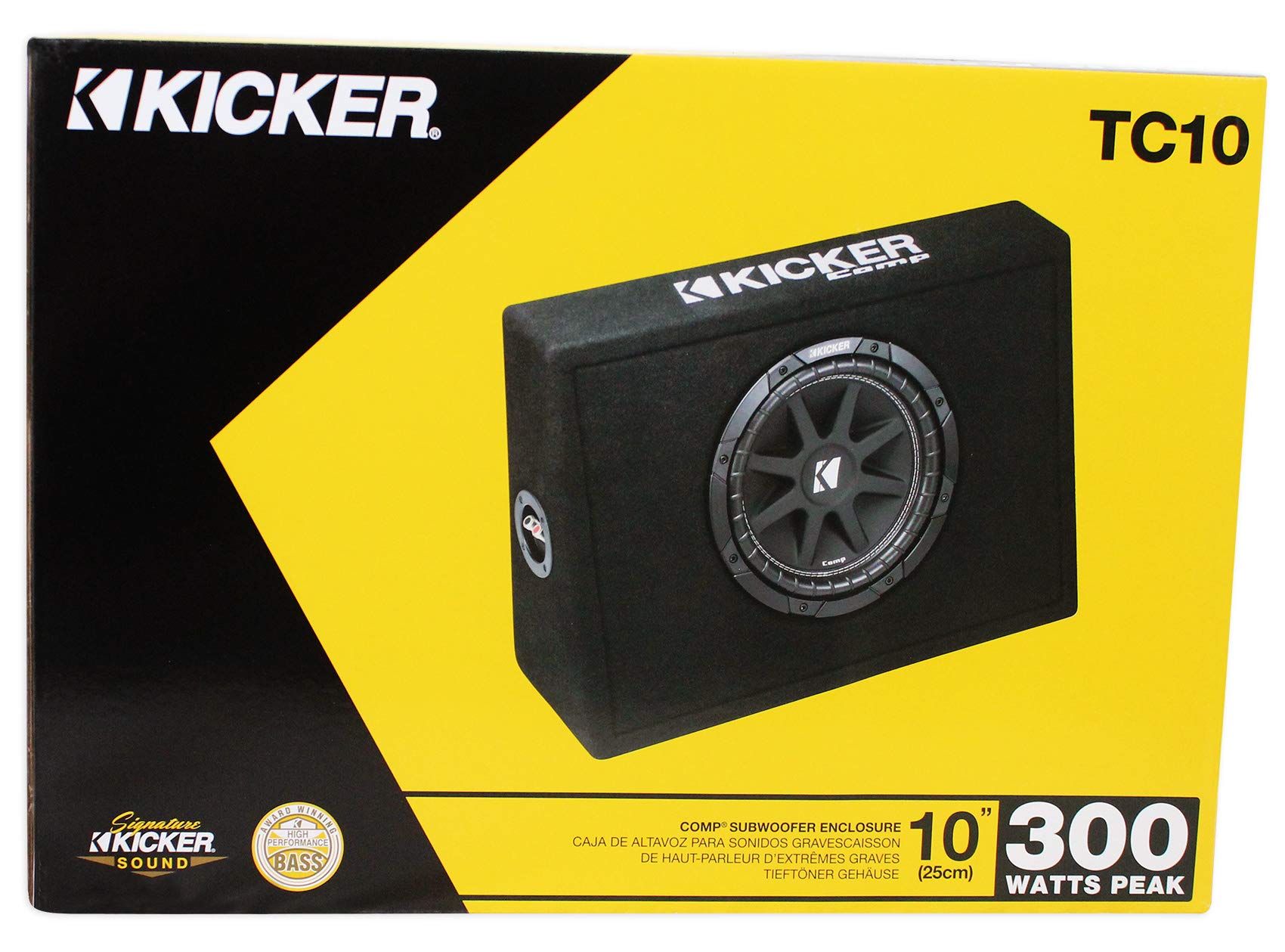 ゆ*き様 KICKER 10インチウーファー 10TC104 Kicker 10TC104 Ported truck enclosure with one 4-ohm 10