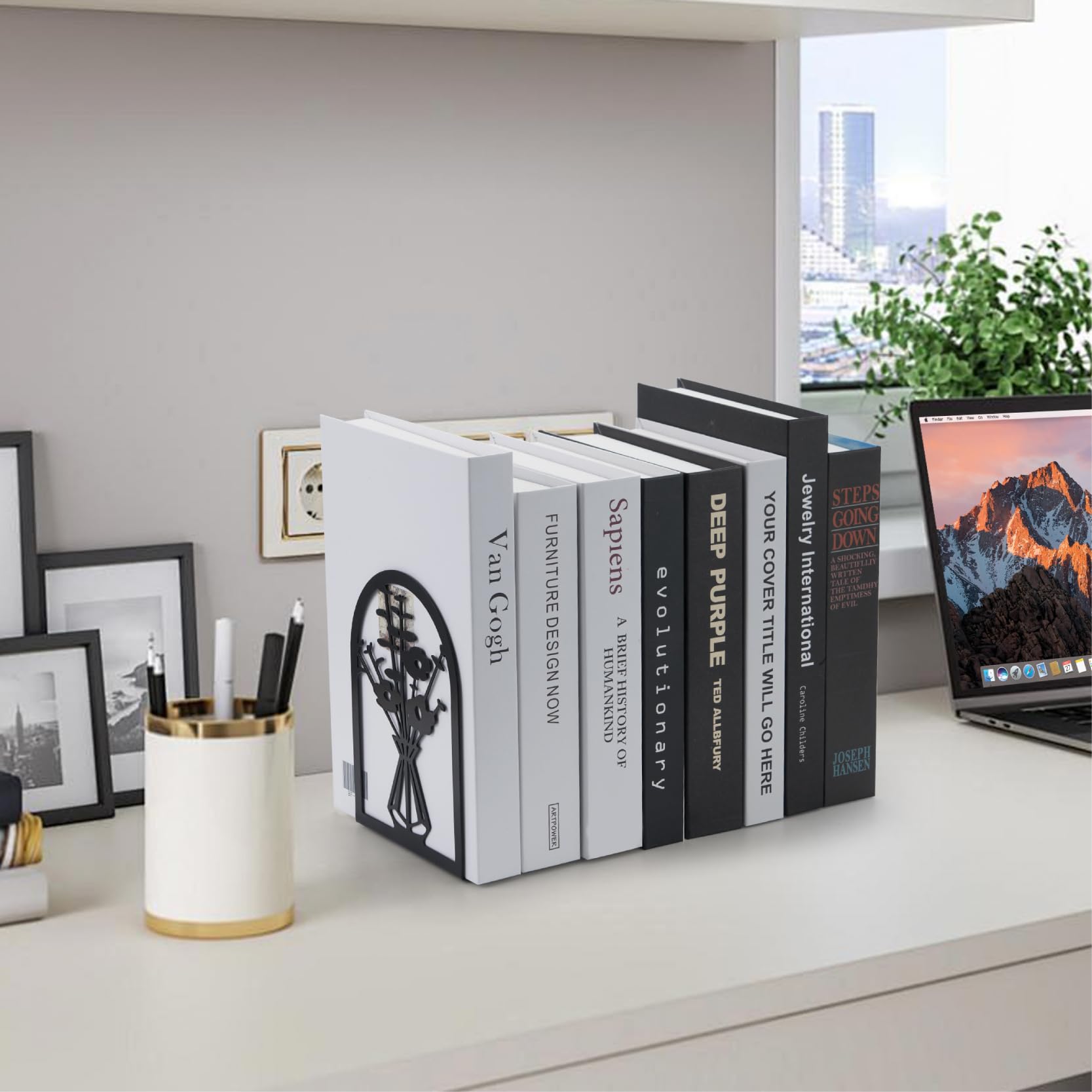 Sujetalibros Para Libros, Resistentes, Soporte De Extremo De Libro