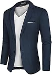 PJ PAUL JONES Mens Casual Sports Coat Lightweight Business Blazer Jacket with Pocket