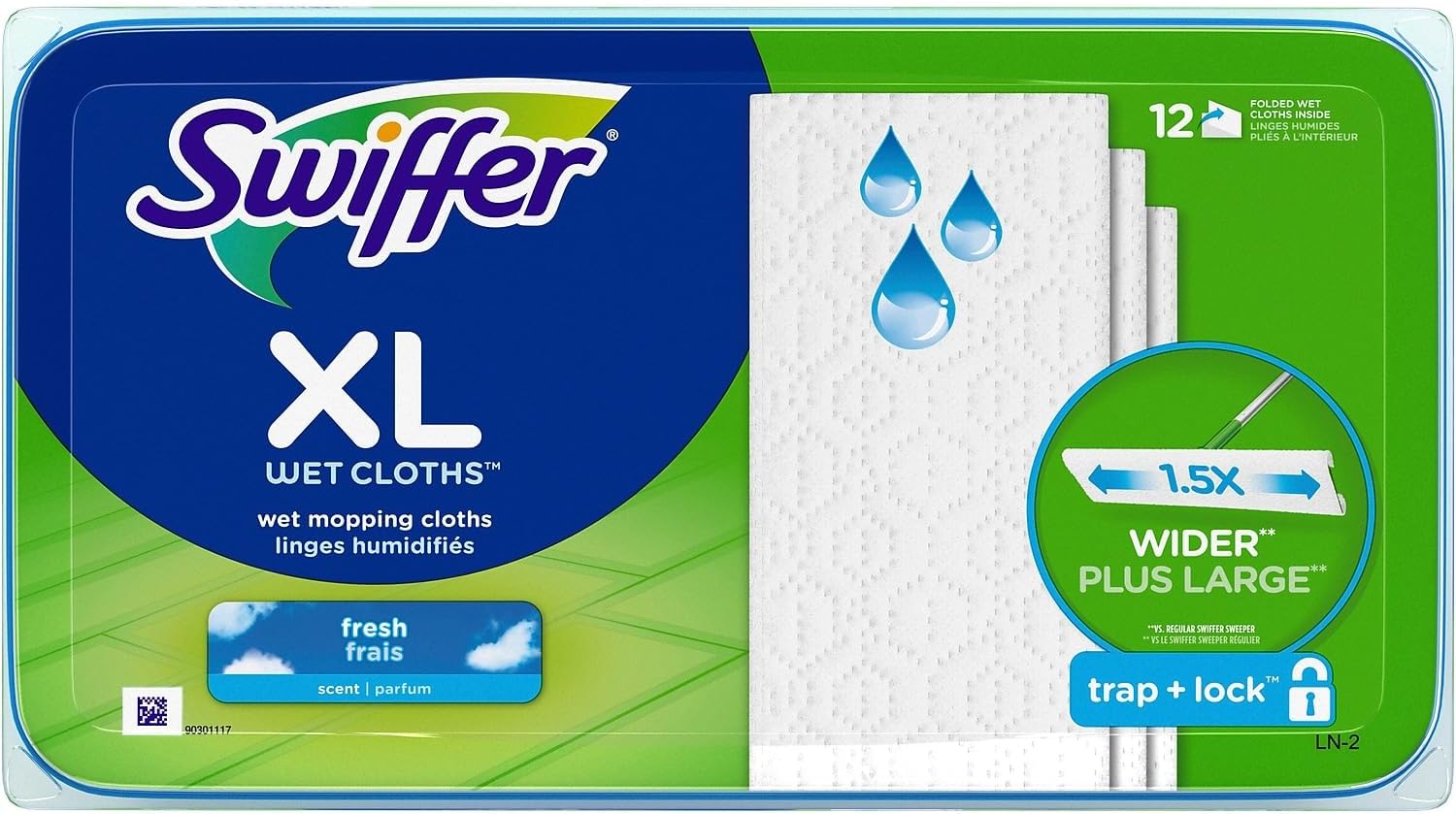 Swiffer Extra Large Wet Refill Pack of 12