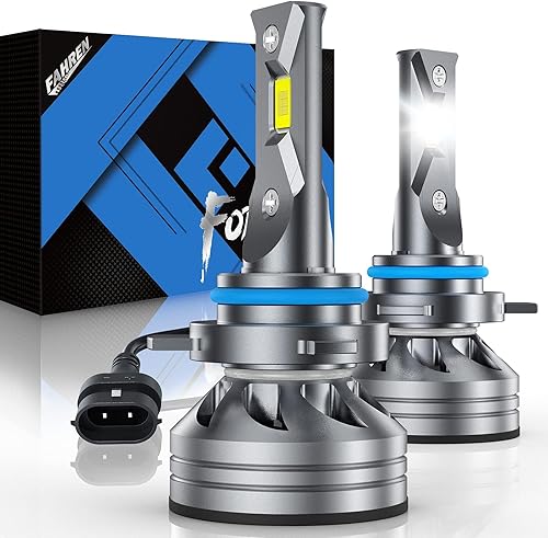 Bombillas LED 9012, súper brillantes, luz antiniebla HIR2 blanca 6500, 60000 horas de vida útil, bombilla de conducción de haz alto/bajo con