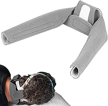 CPAP Neck Pad CPAP Neck Pad Headgear Strap Cover Universal Sleep Apnea Masks Neck Pads, Grey