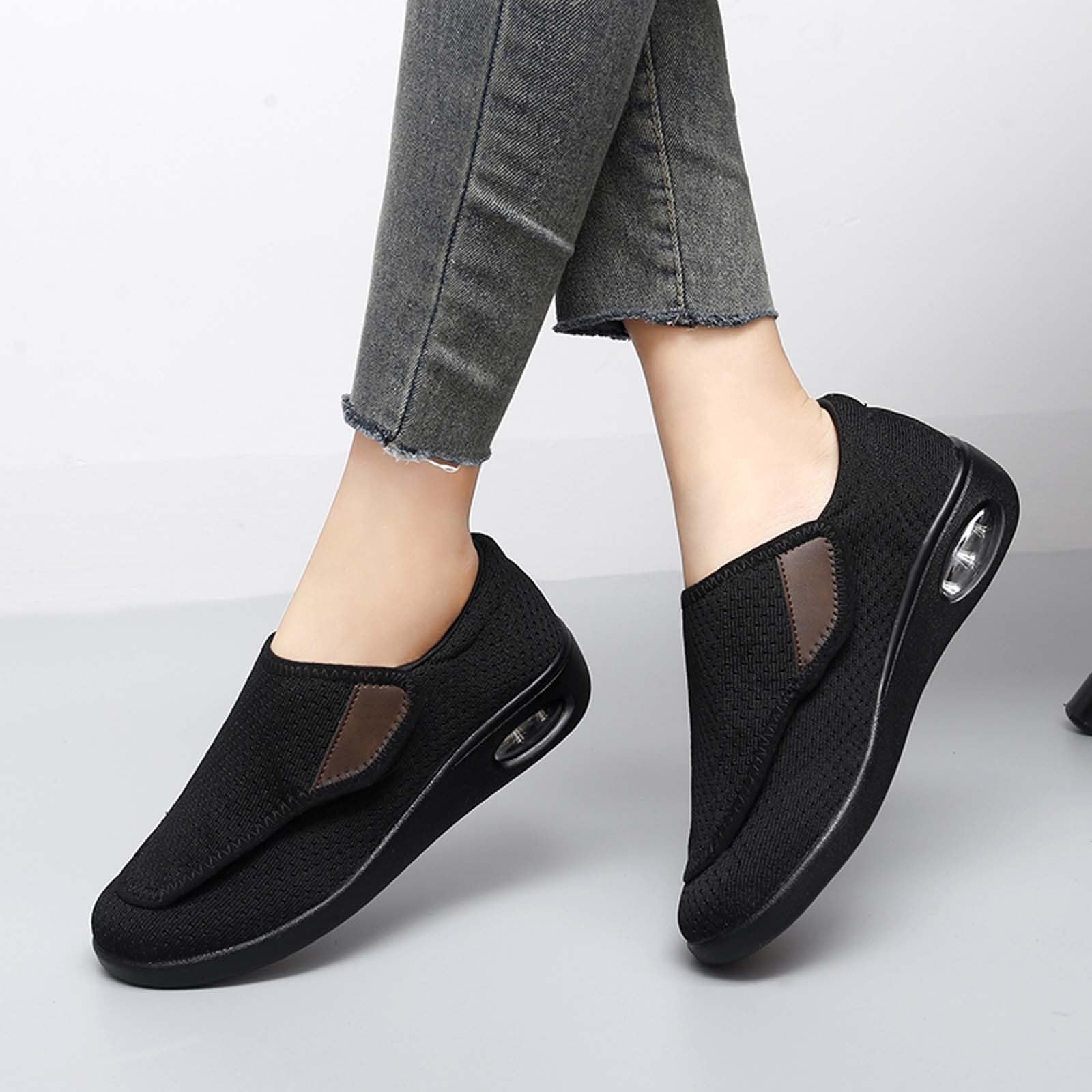 Sneakers Leggere E Traspiranti in Mesh Ammortizzate per Comode Scarpe da Passeggio Quotidiane con Suola Morbida E Soletta Imbottita