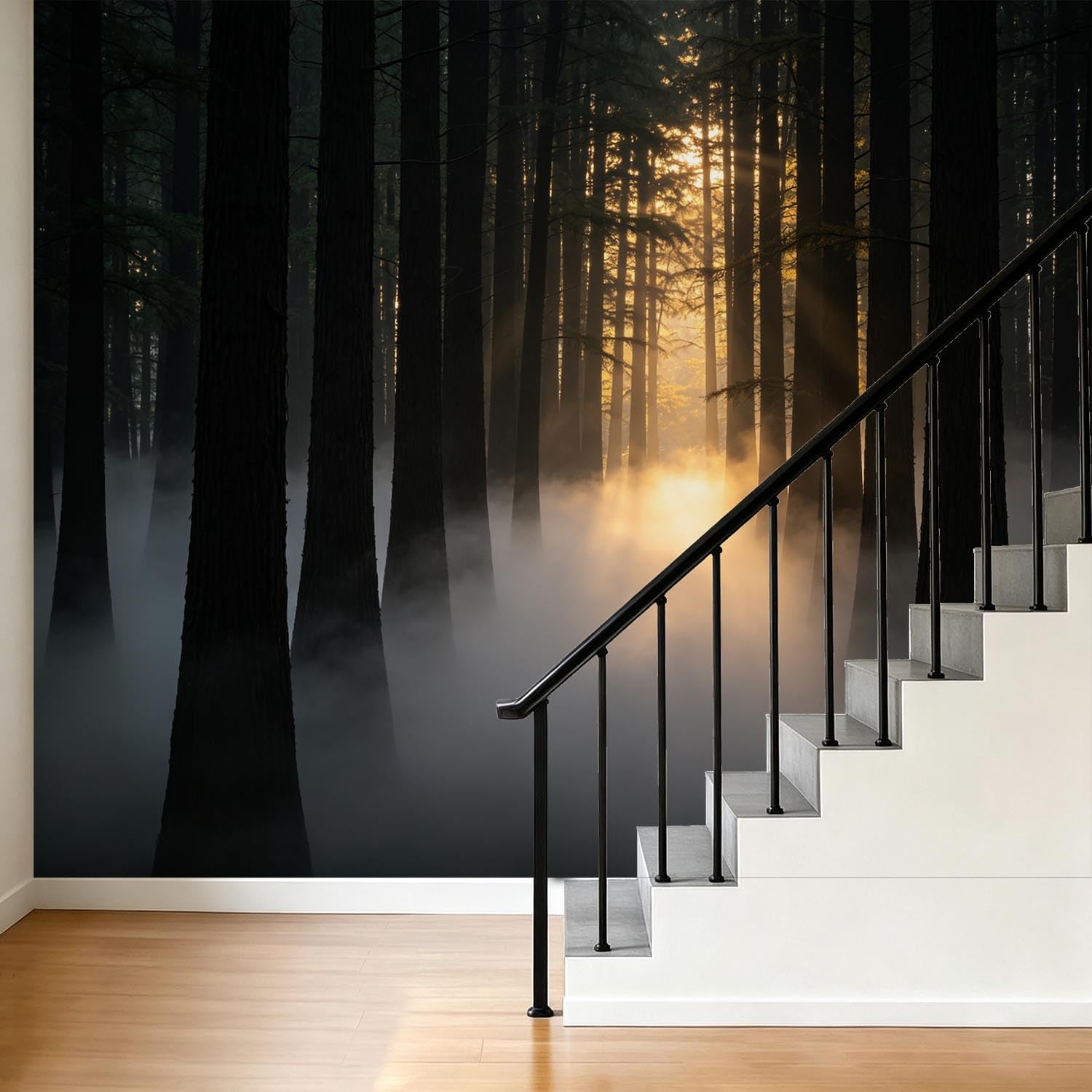 Fototapete Waldlandschaft Tapete 430 x 300 cm (WxH)