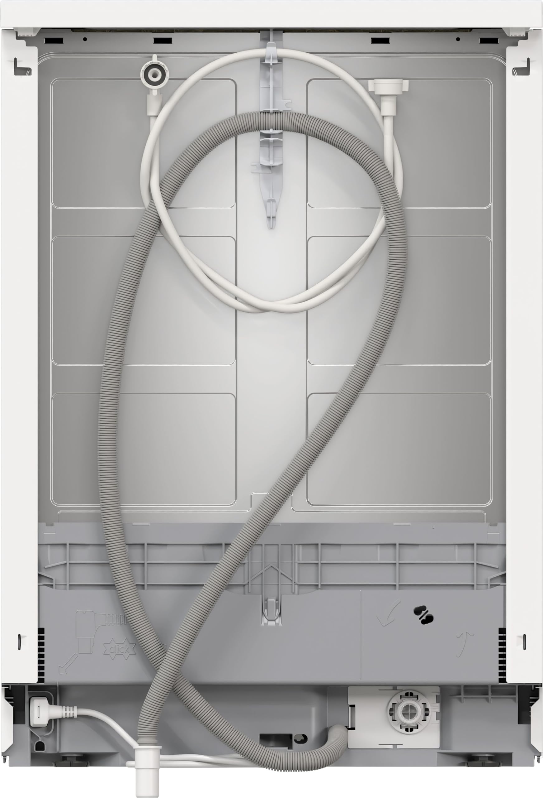 Bosch Freistehender Geschirrspüler 60 cm, Serie 4, SMS4HTW00E, Besteckkorb, Silence Programm - Extra leise spülen, Extra Trocknen, Hygienisch rein, Home Connect, Programmassistent, AquaStop, weiß